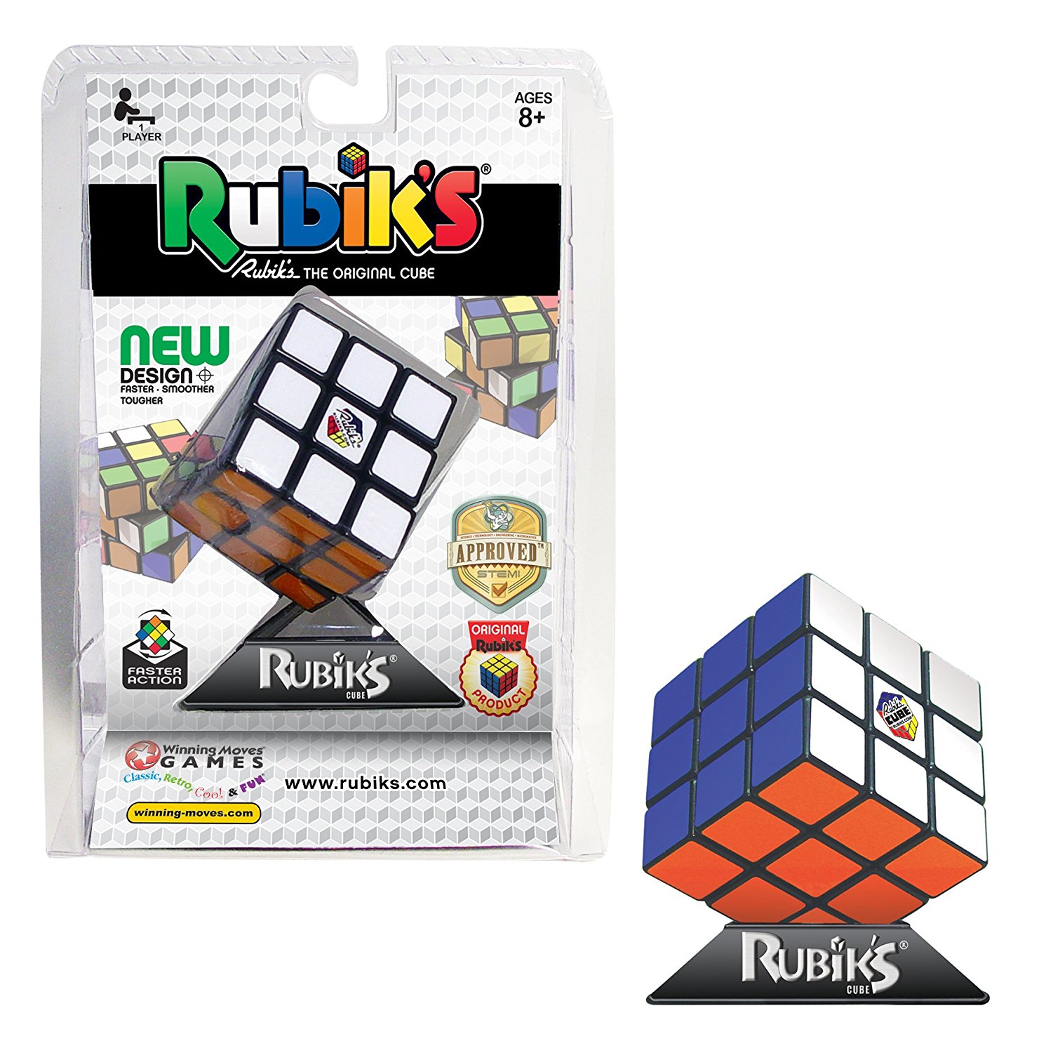 Amazon.com: Winning Moves Games Rubik's Cube: Game: Toys & Games