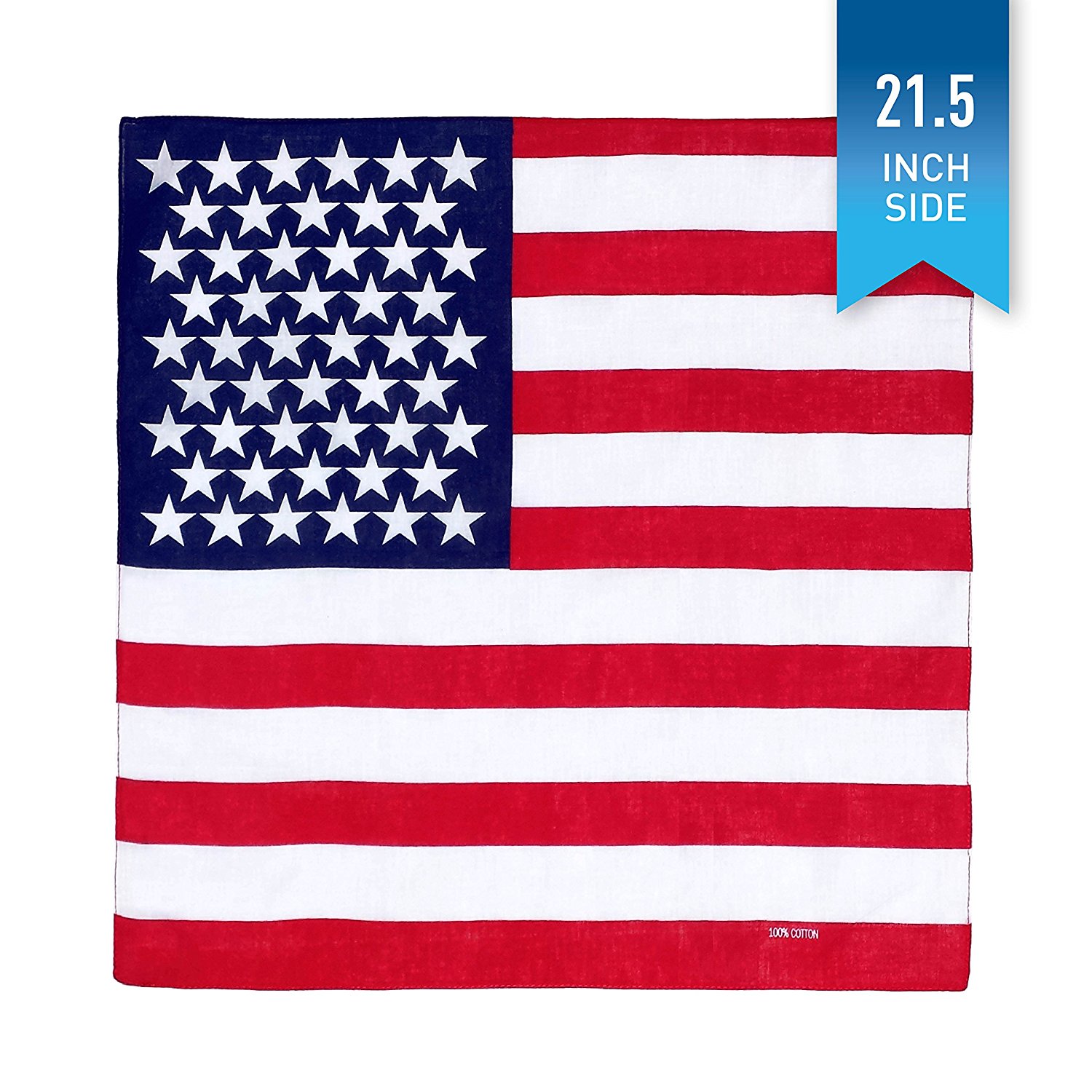 Amazon.com : Premium American Flag Bandana Headband, Ideal Size ...