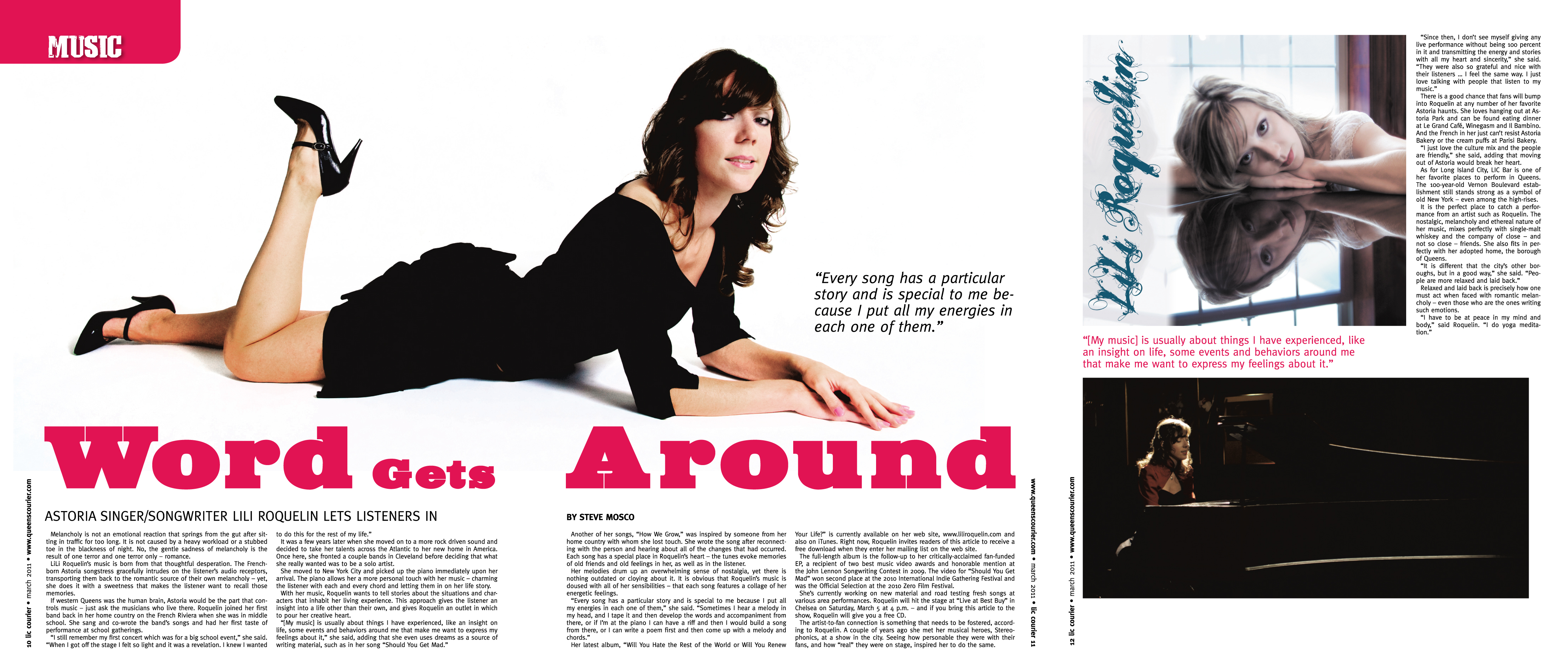 Word Gets Around (3 Pages-LIC Courier Magazine) | LiLi Roquelin