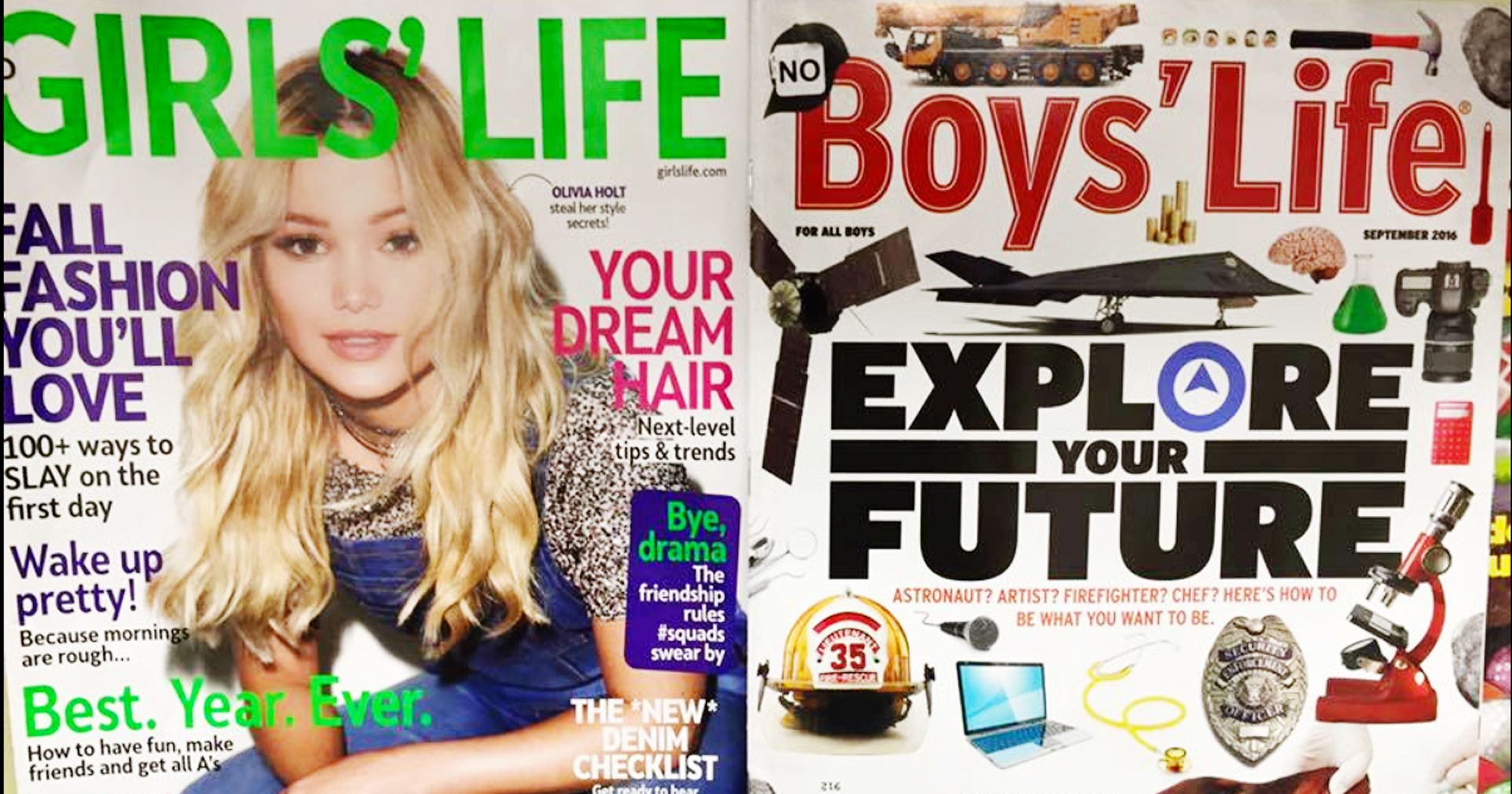Girls Life Magazine Sexist Cover, Facebook Post