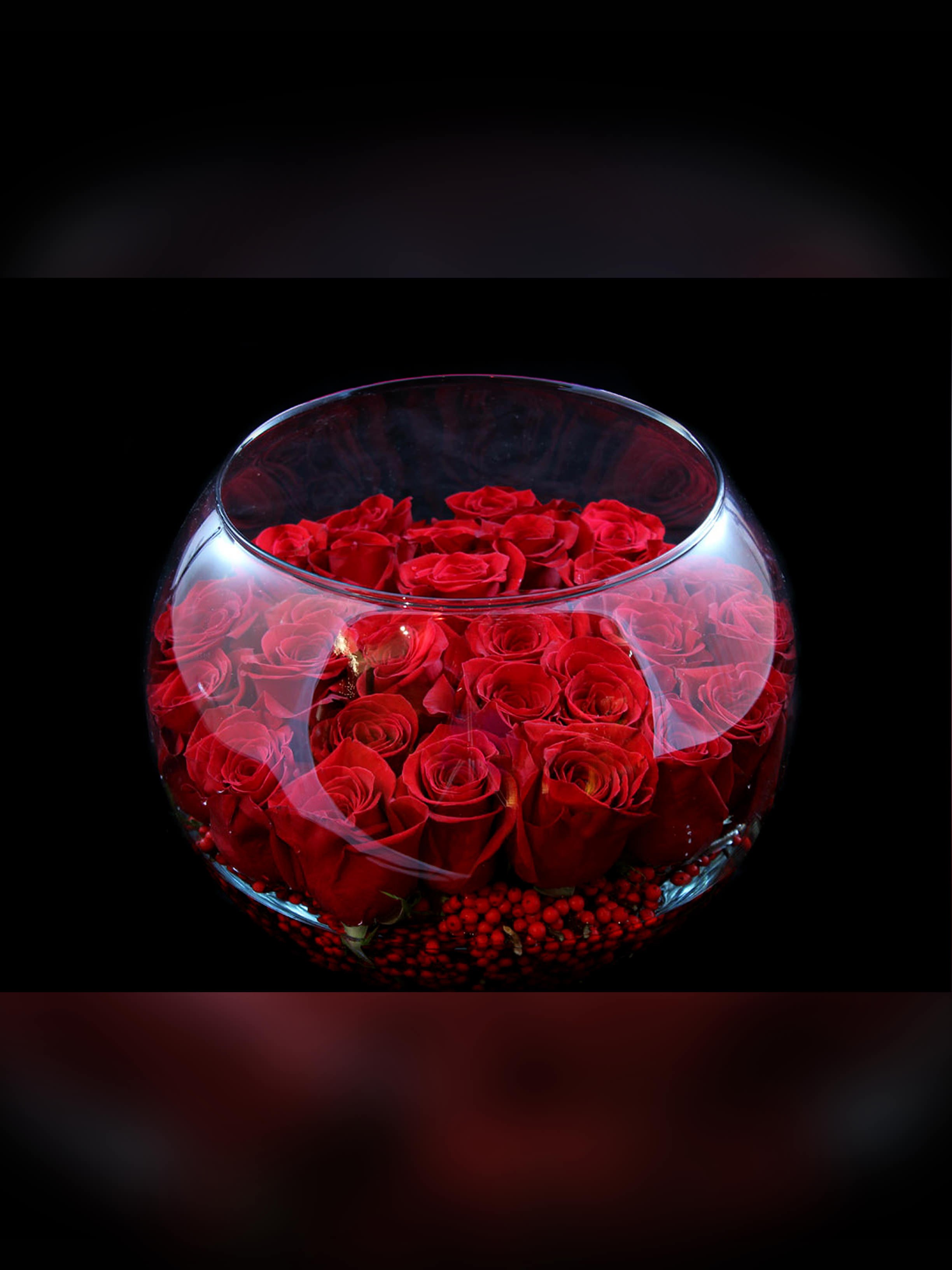 Black Magic Rose Bowl - Floral Collection - Shop Collections