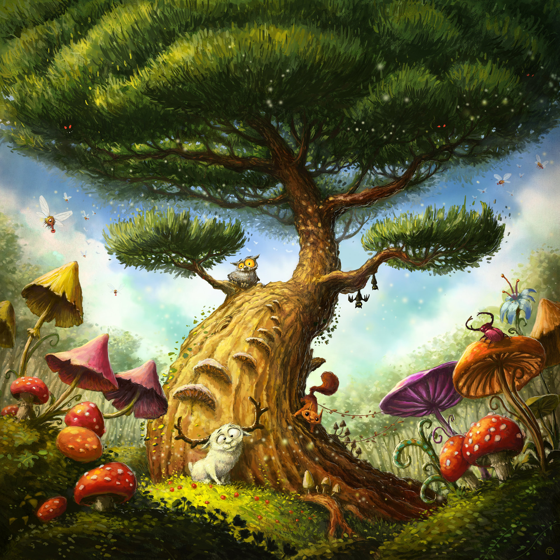 ArtStation - Magic Tree, Tomek Larek
