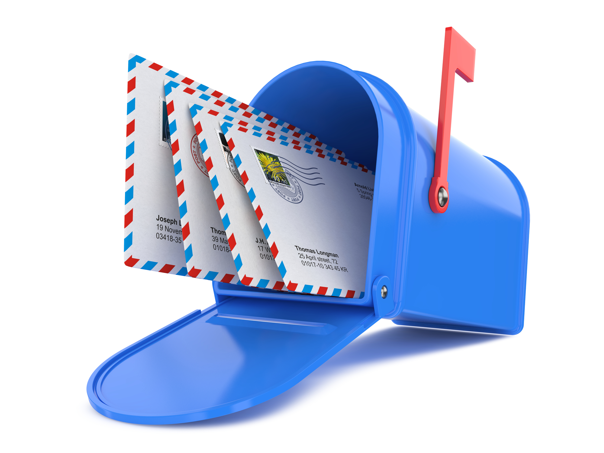 Personal Mailbox For International Mail Forwarding from U.S.A
