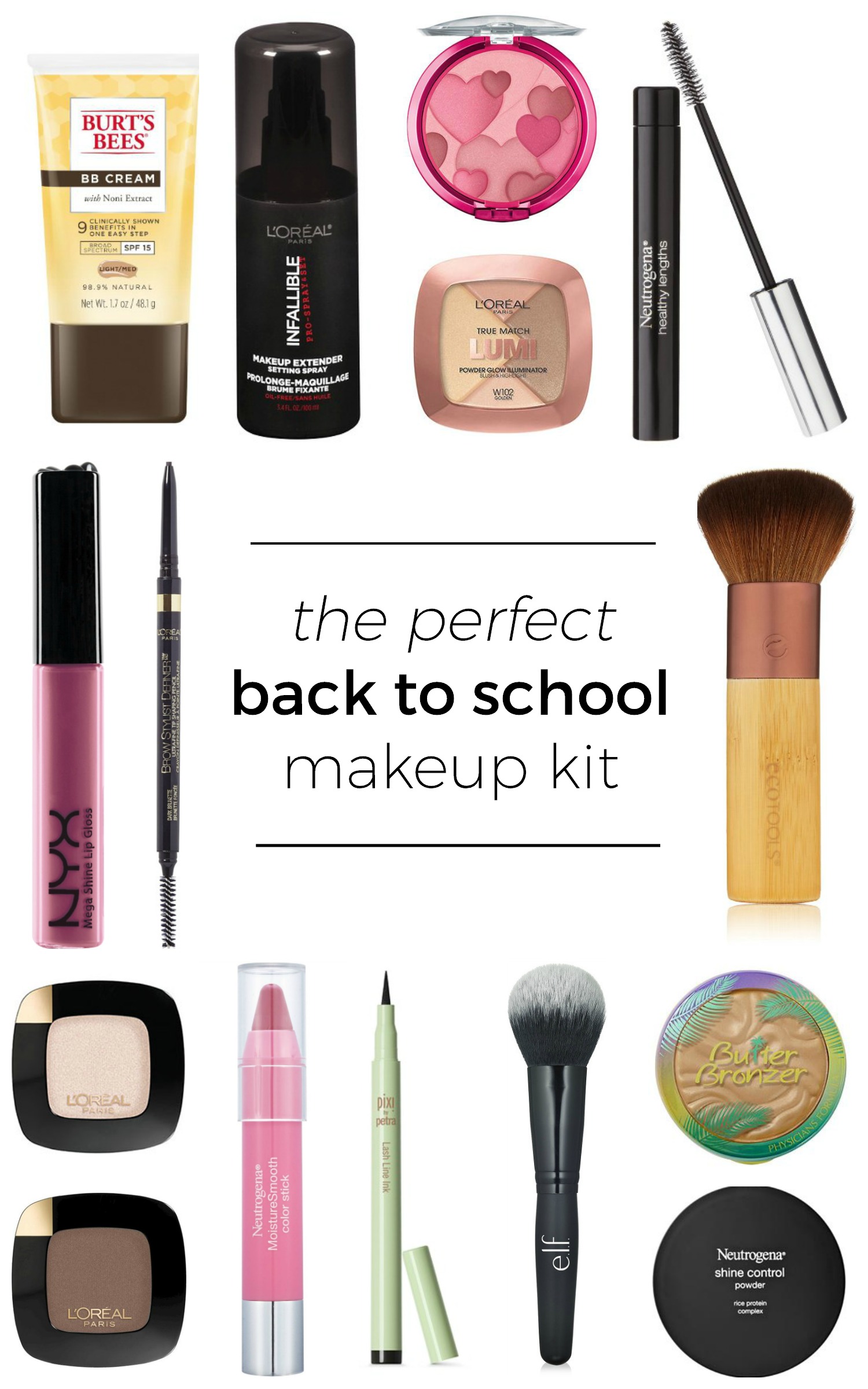 The Perfect Back to School Makeup Kit | Ashley Brooke Nicholas