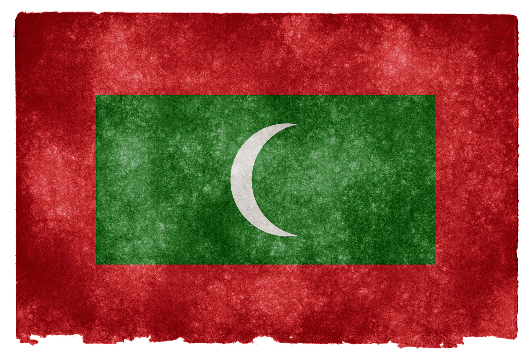 Maldives Grunge Flag, Aged, Pride, Maldives, Moon, HQ Photo