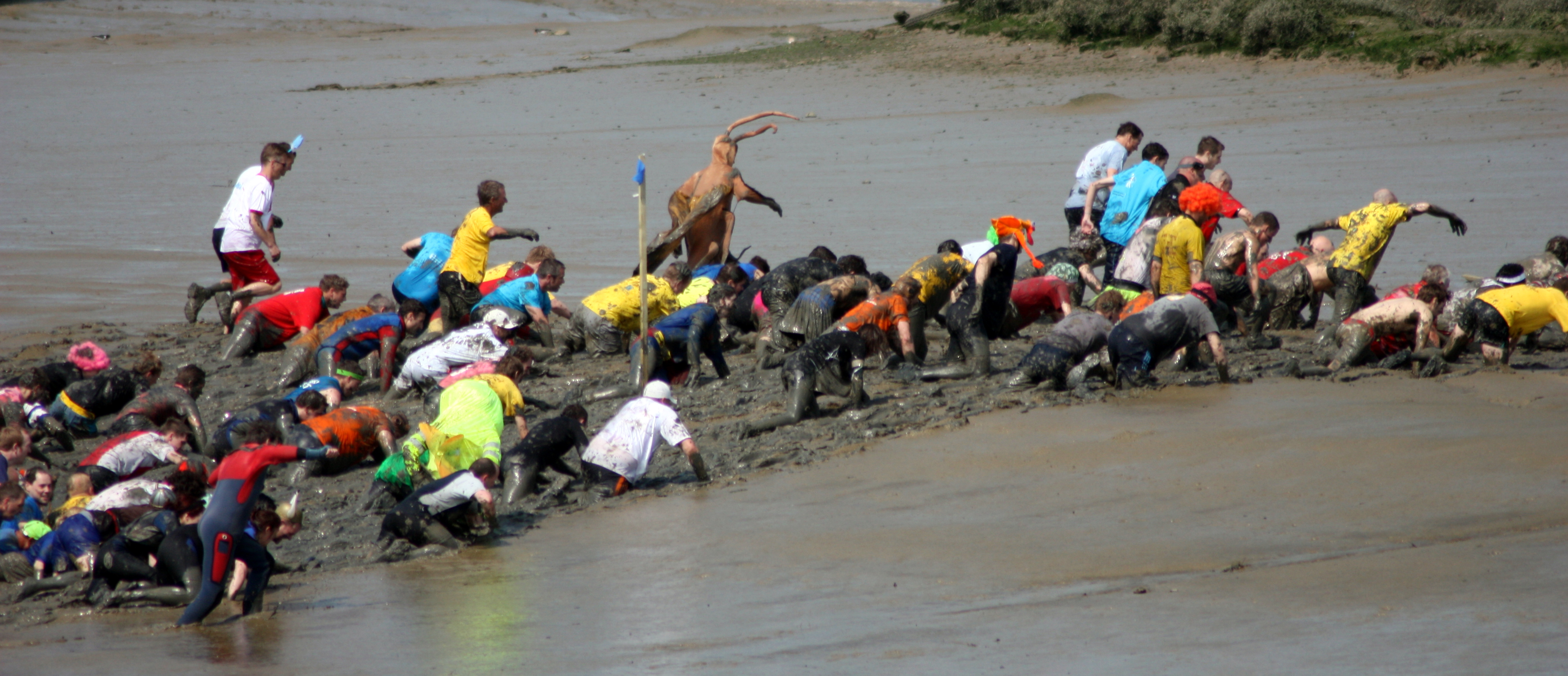 Maldon mud race., 2011, Blackwater, Boat, Crew boat, HQ Photo