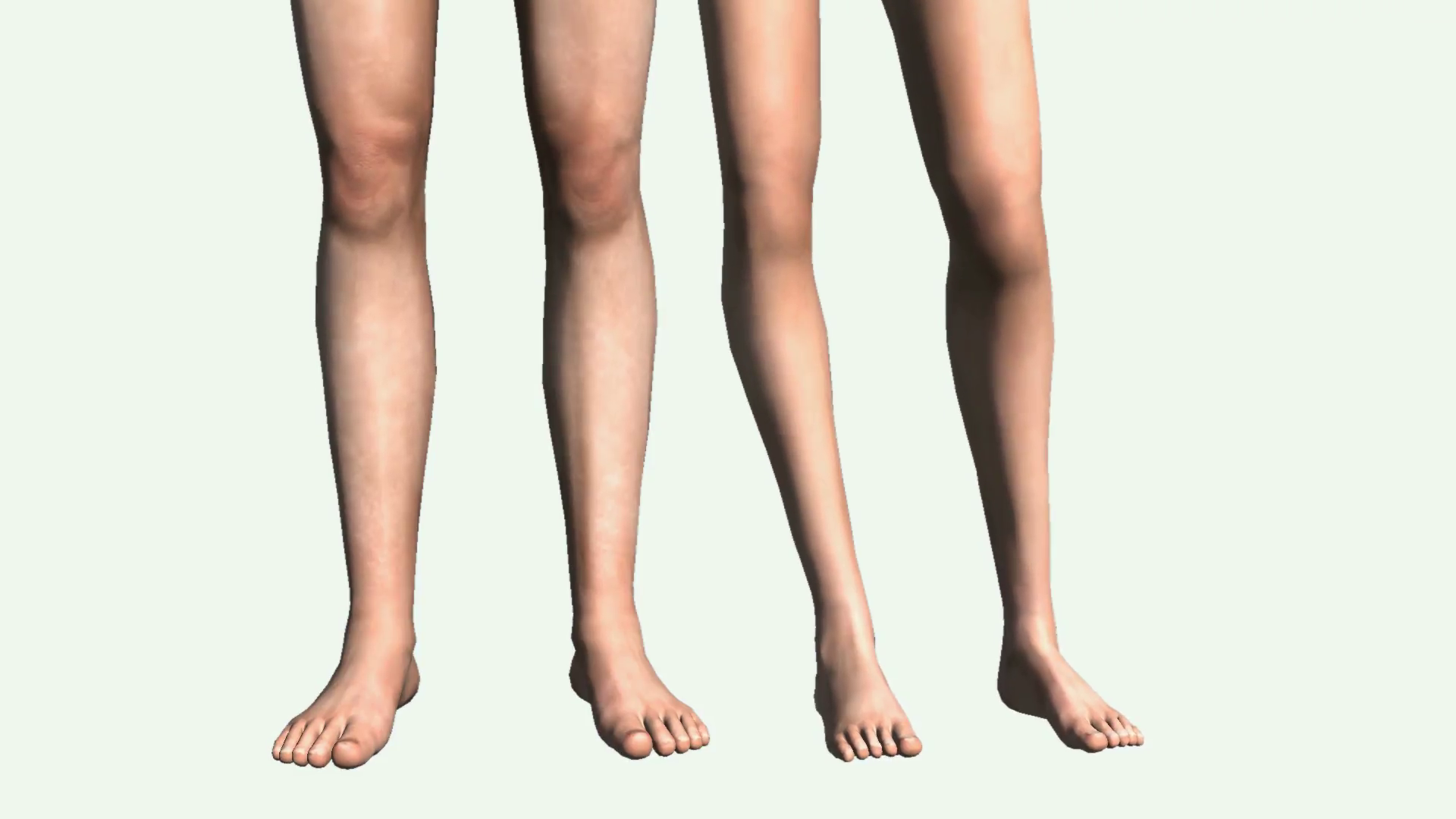 Male and female legs on white background Motion Background - Videoblocks