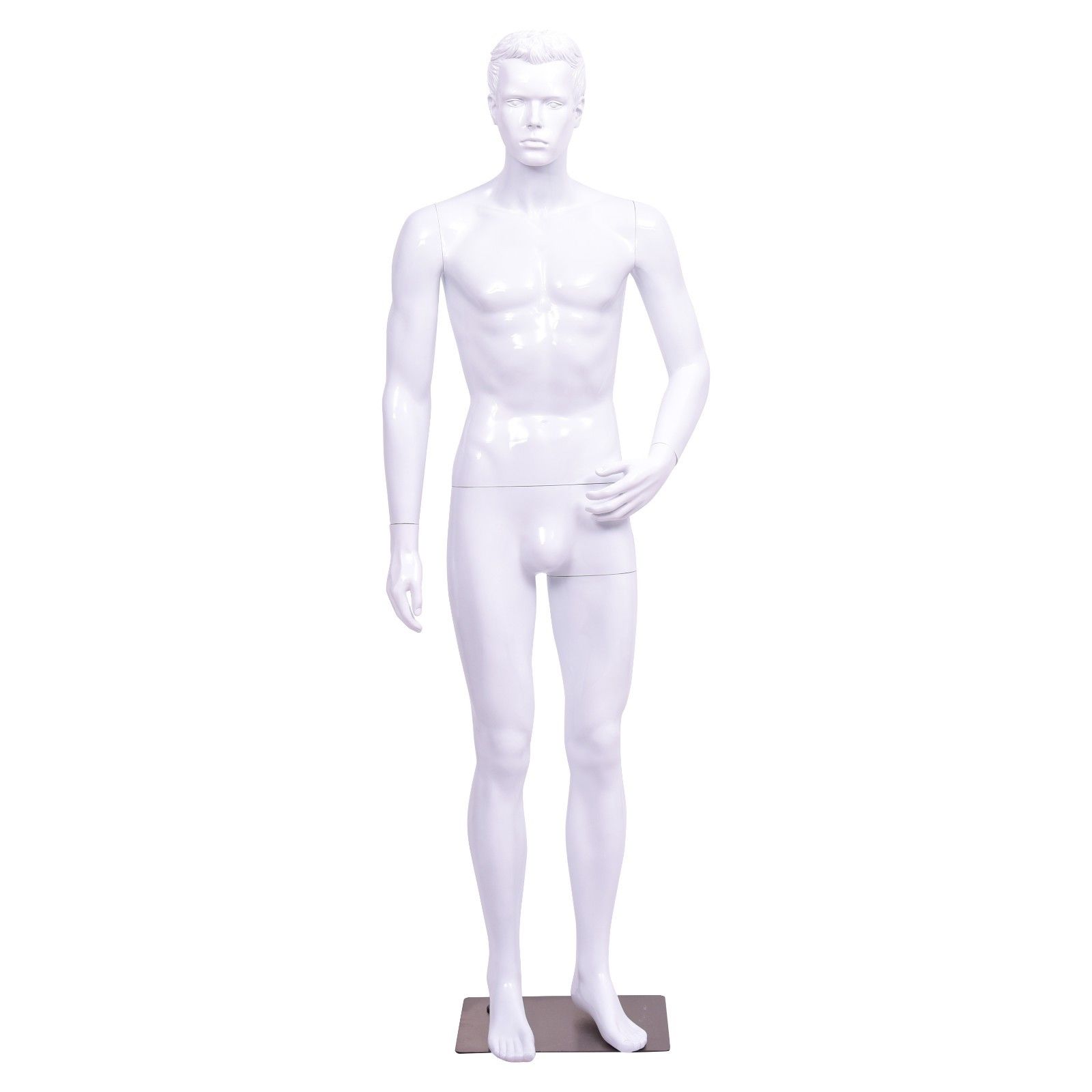 Giantex Male Mannequin Full Body Dress Form Display Plastic High ...