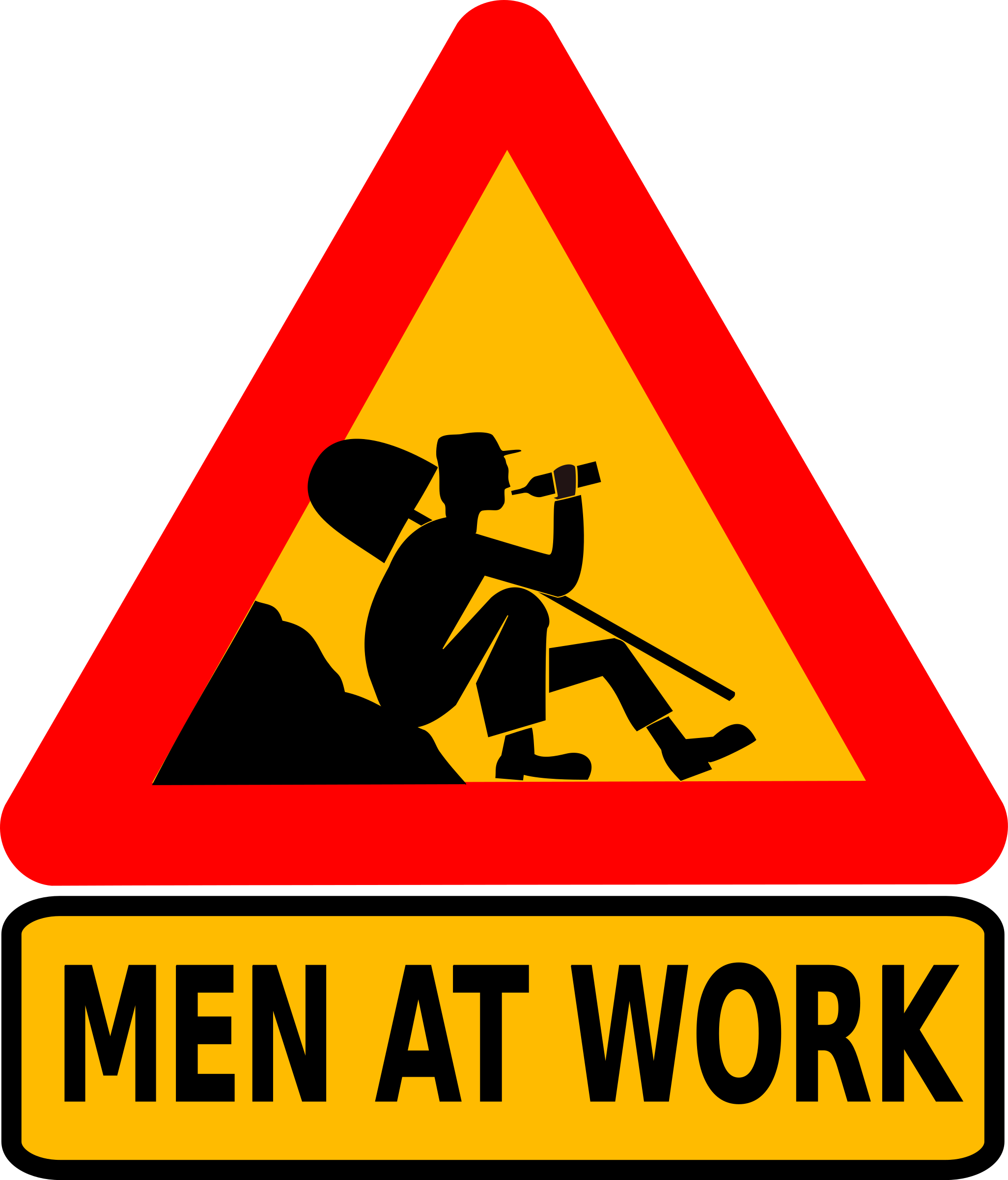 Clipart - Men at work