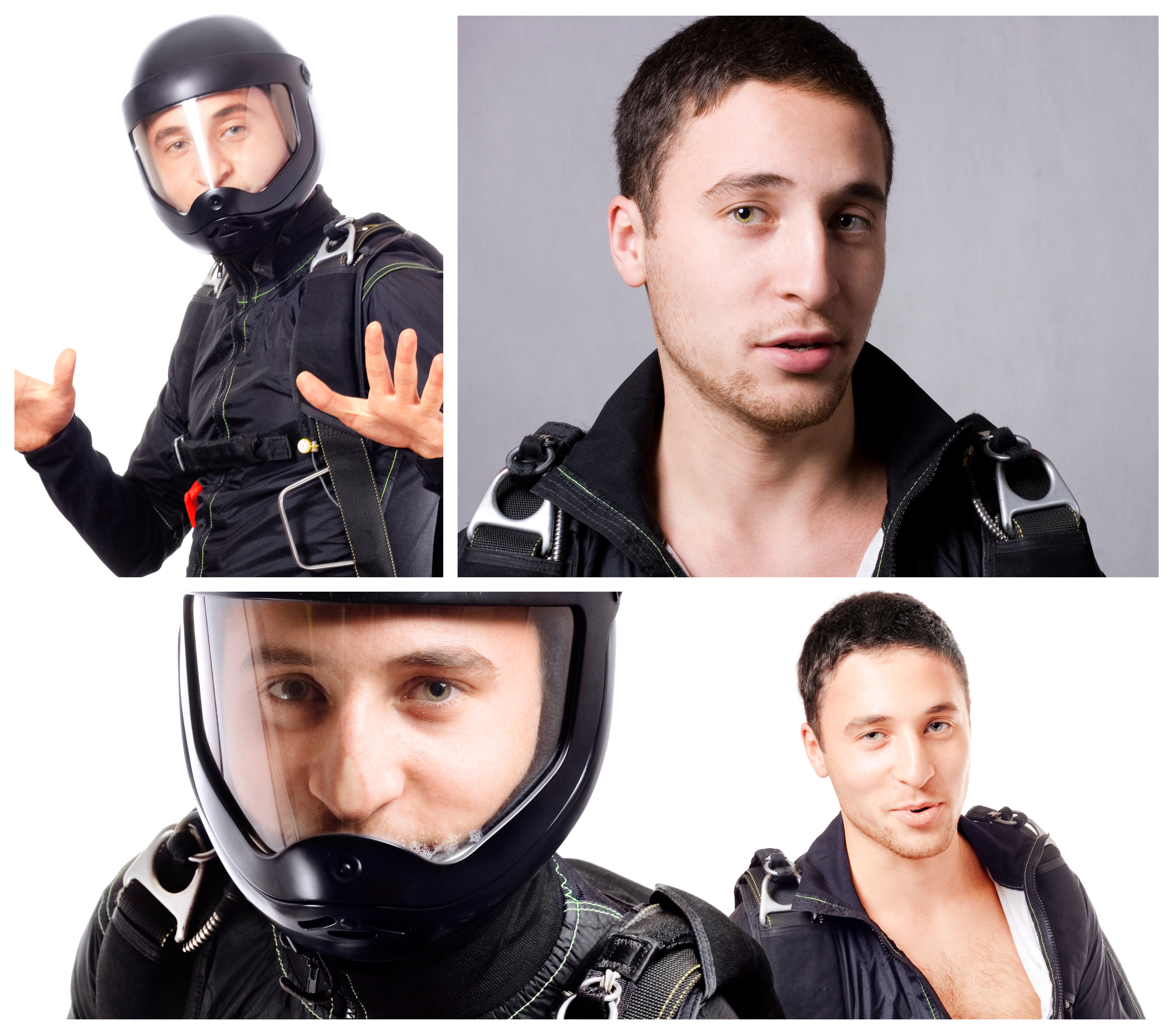 Man Collage, Collage, Helmet, Male, Man, HQ Photo