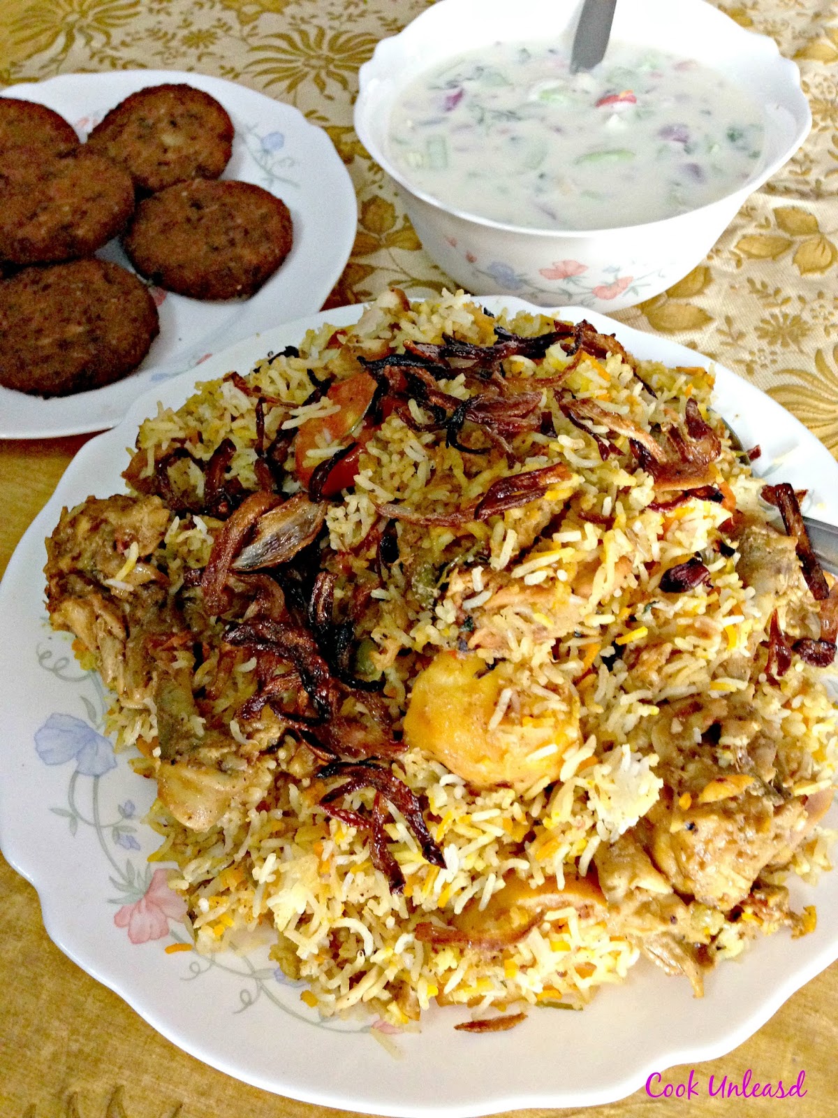 Cook Unleashed: Chicken Biryani With Raitha