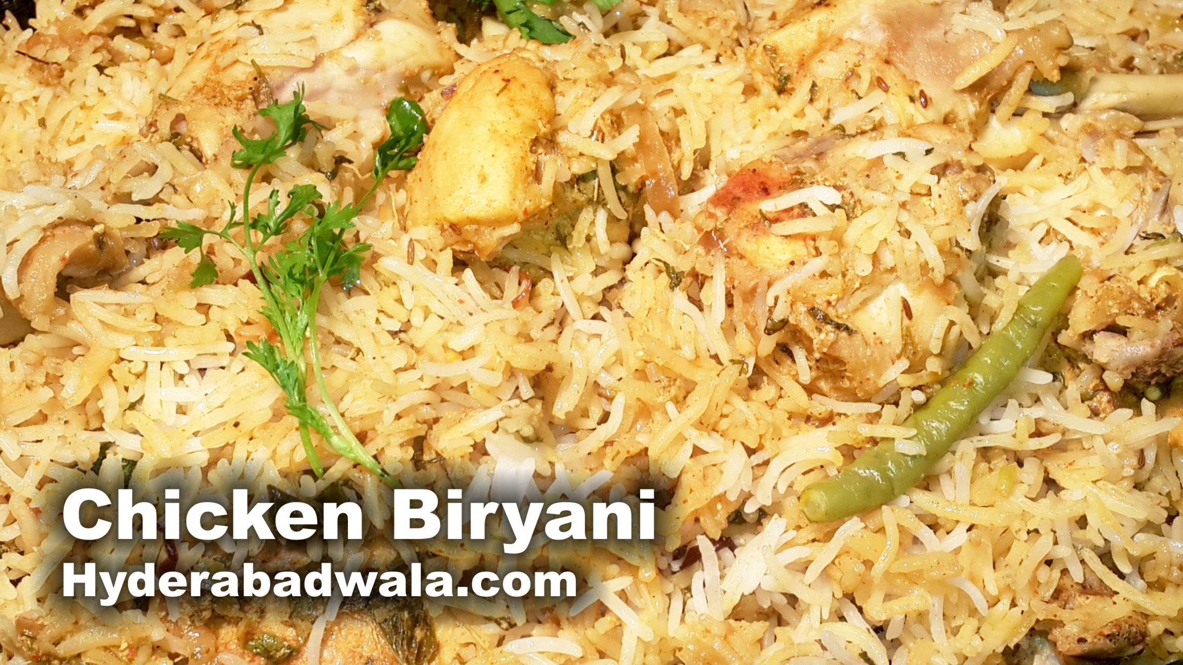 Hyderabadi Chicken Biryani with Kachi Aqni Recipe Video – How to ...