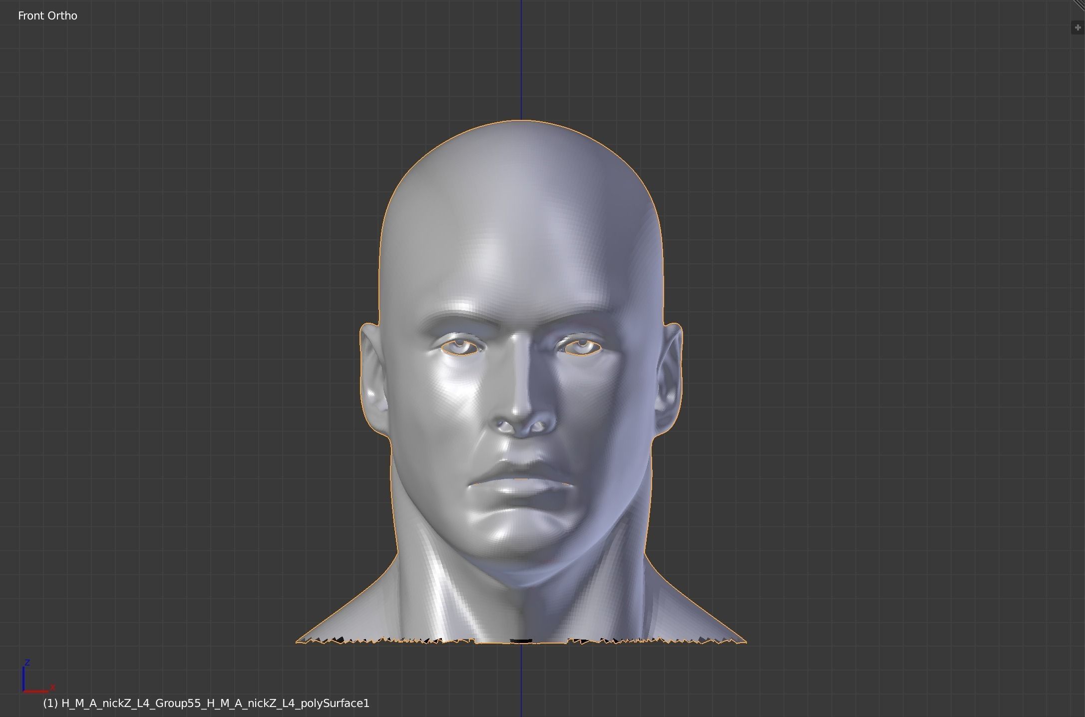 3D human man head demo | CGTrader