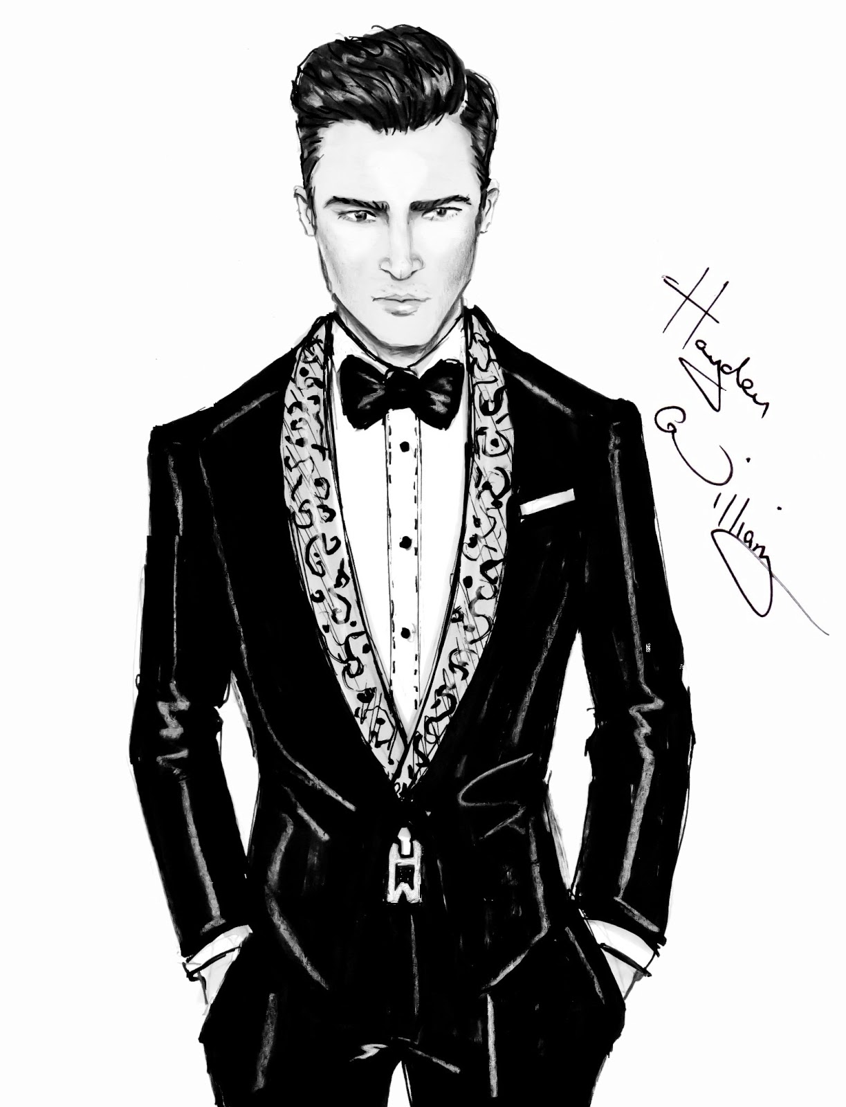 Man In Suit Drawing at GetDrawings.com | Free for personal use Man ...