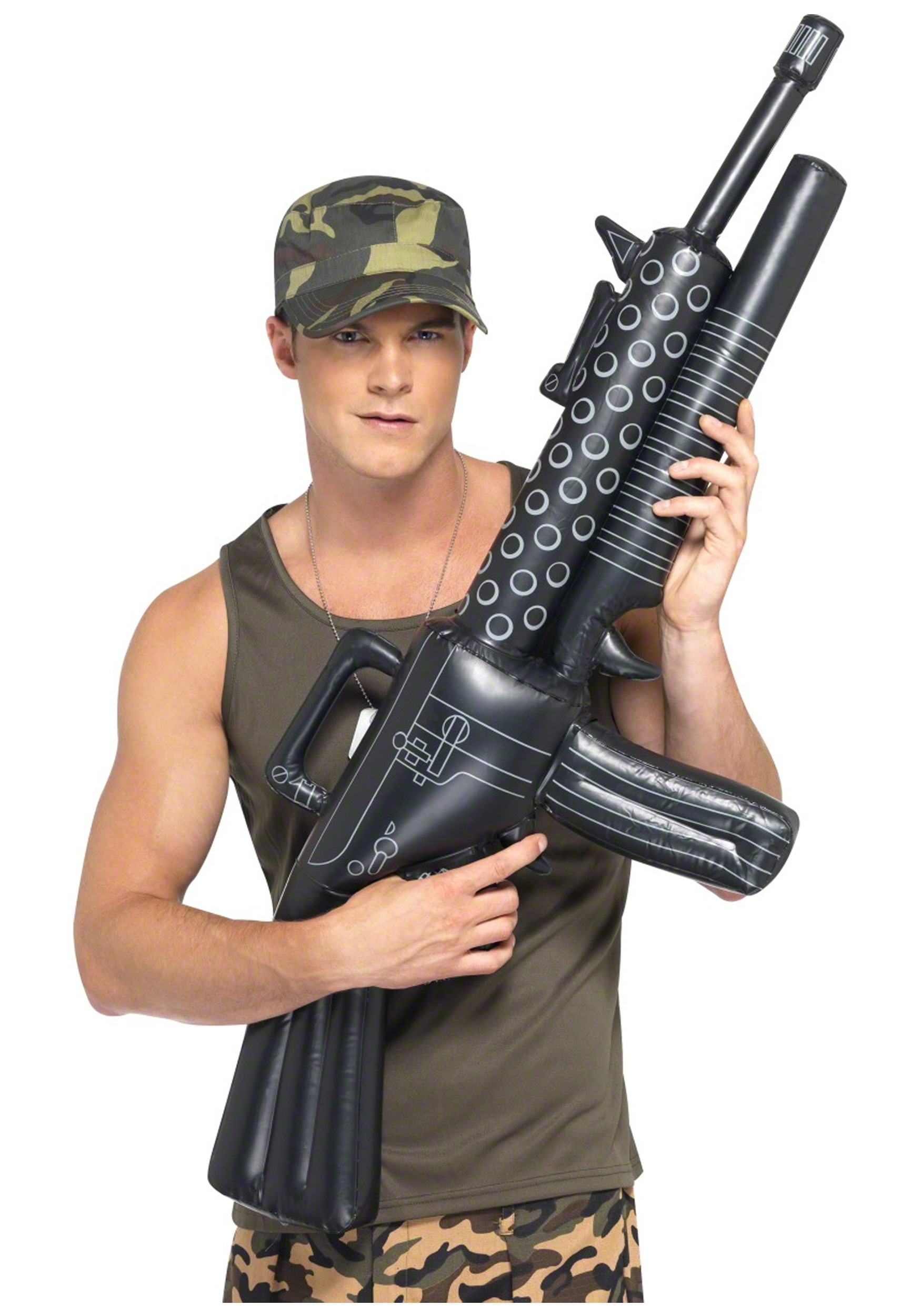 Inflatable Gangster Gun - Fake Weapons, Halloween Costume Ideas