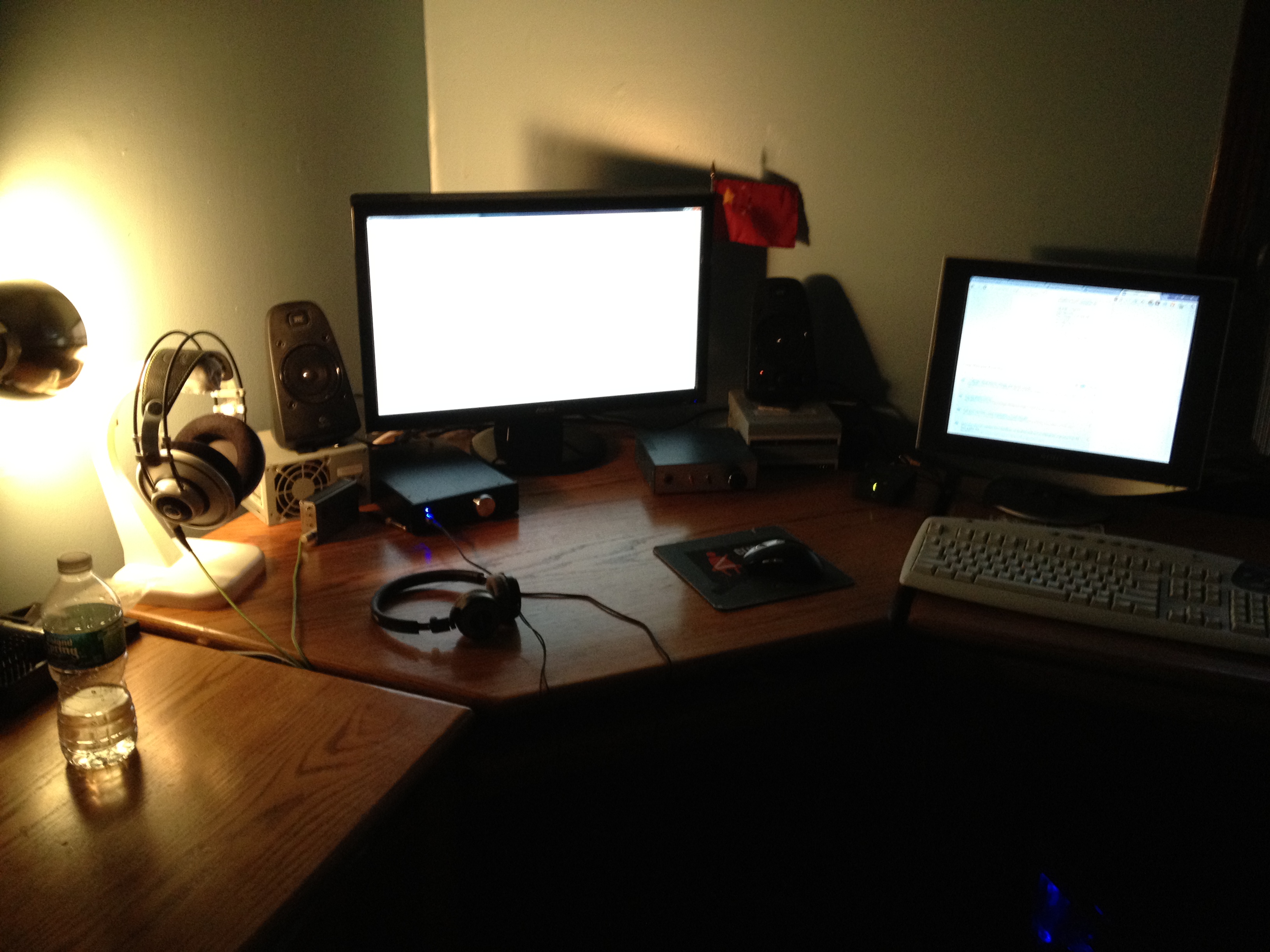 Computer room remodel help. New Desk and Workstation | Headphone ...