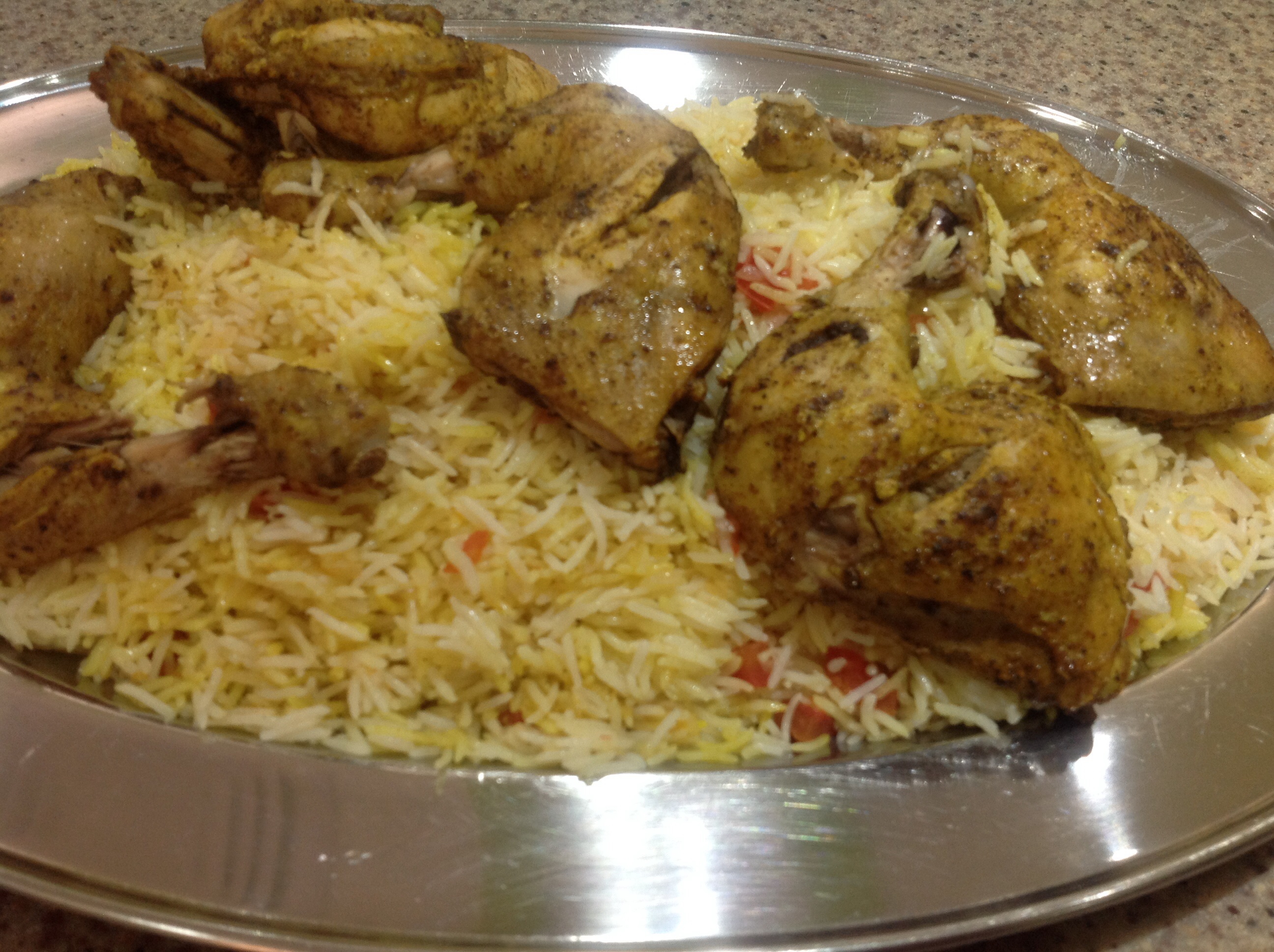 Rice with Chicken (Mandi) | Dining with Salve