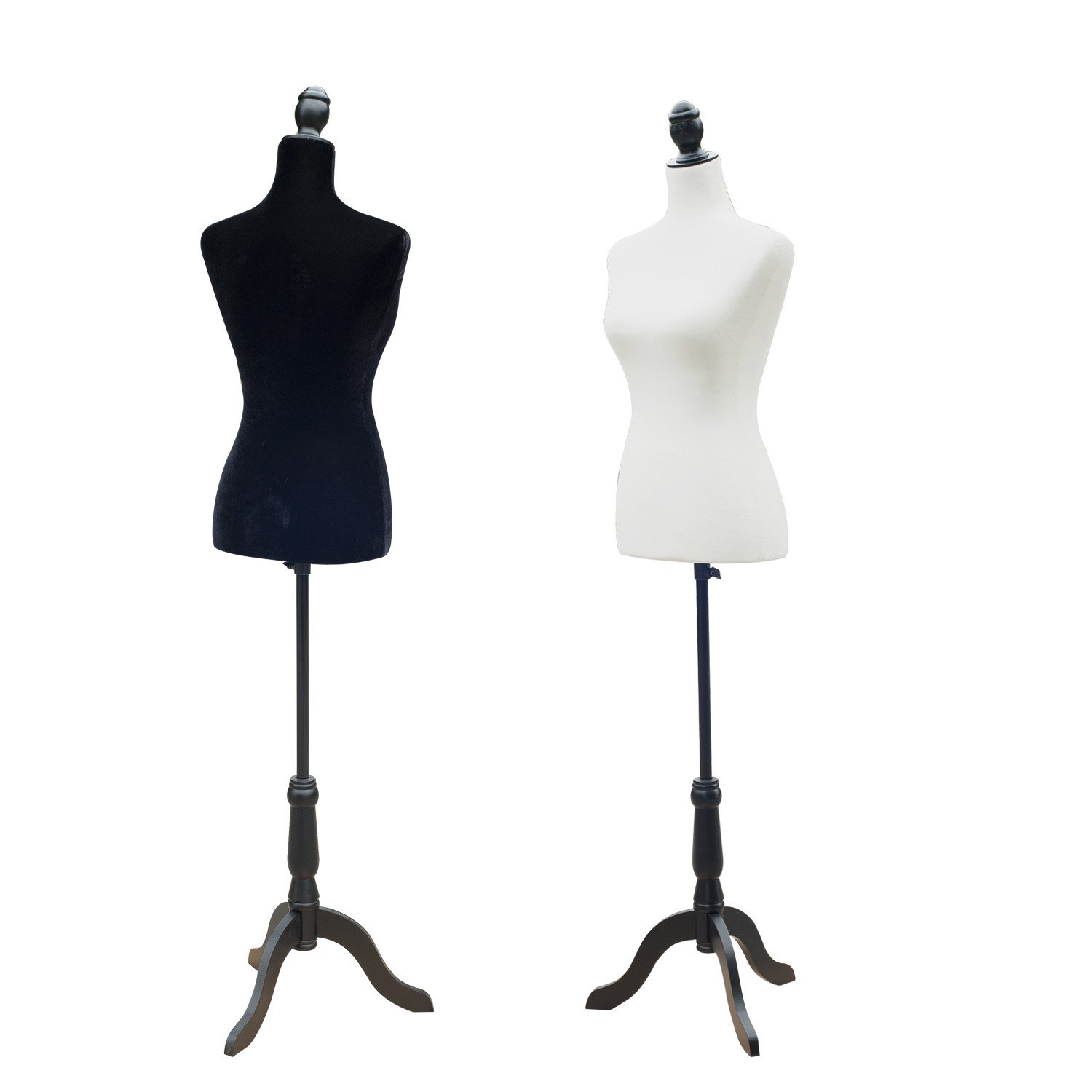 HOMCOM Female Mannequin Dress Form Torso Dressmaker Stand Display ...