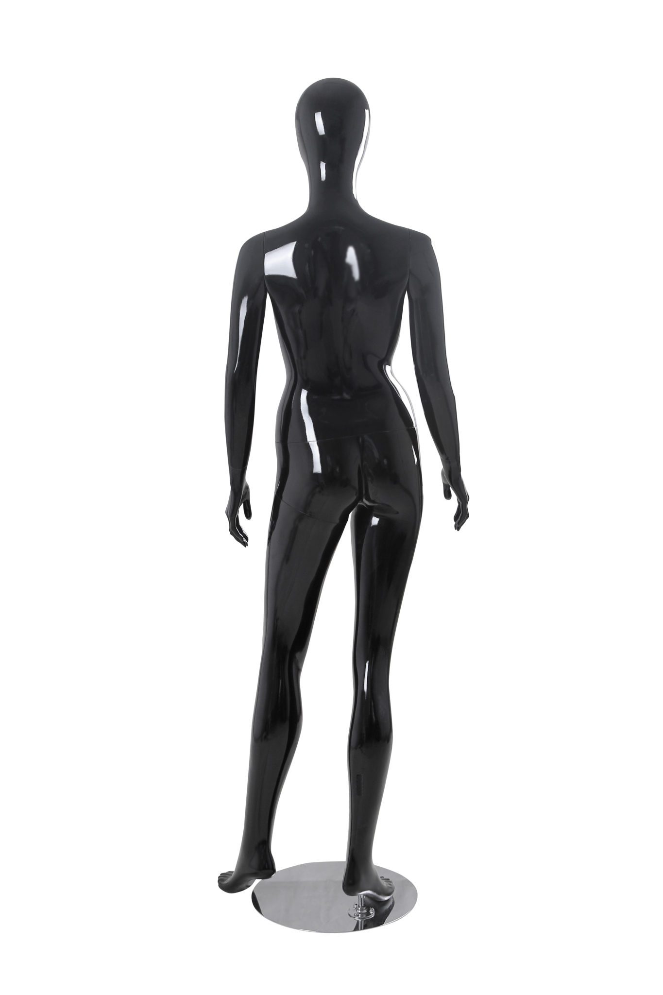 Glossy Black Female Abstract Mannequin | Displays Depot Inc