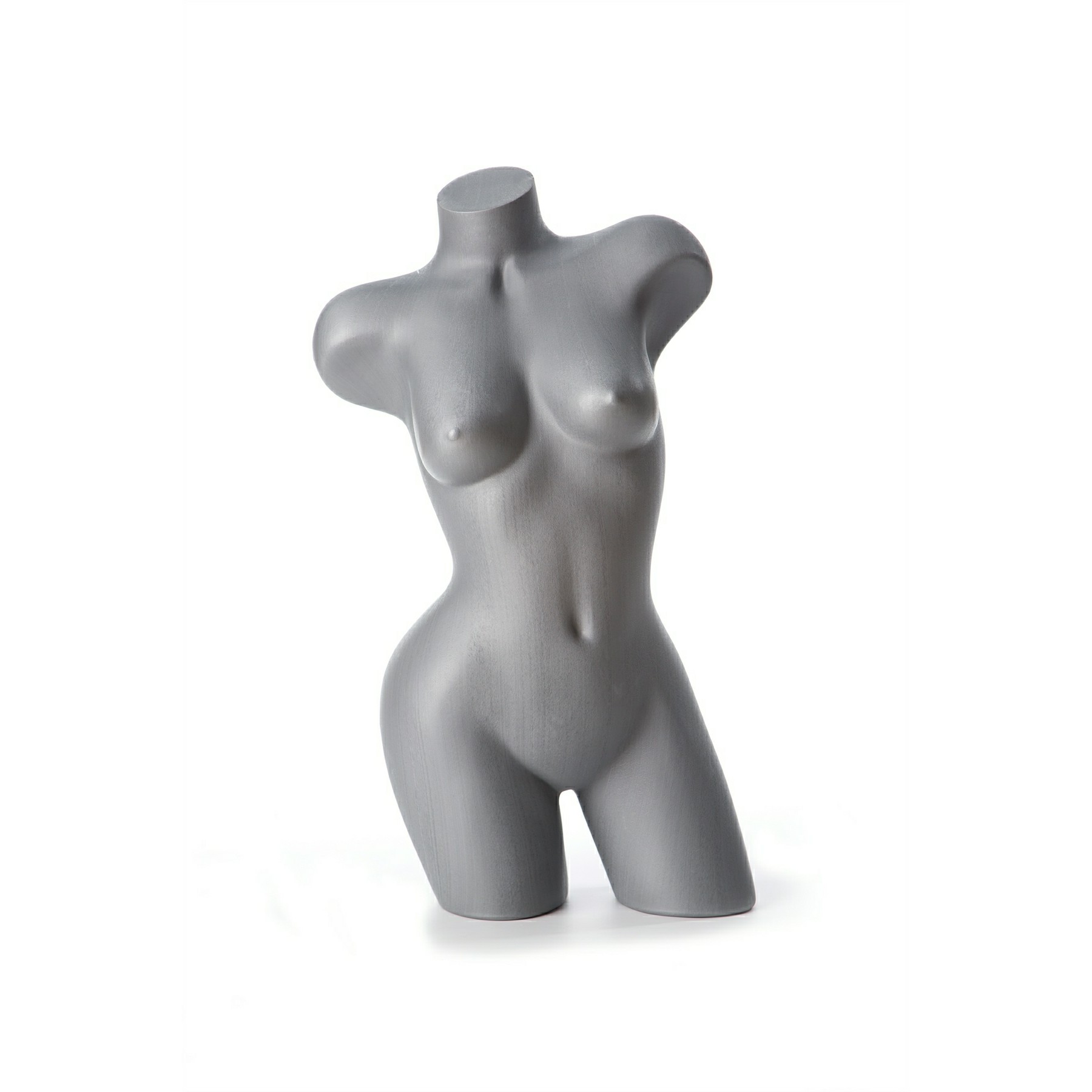 Grey Female 3/4 Armless Body in Hip Bend Pose, torsos, mannequins ...