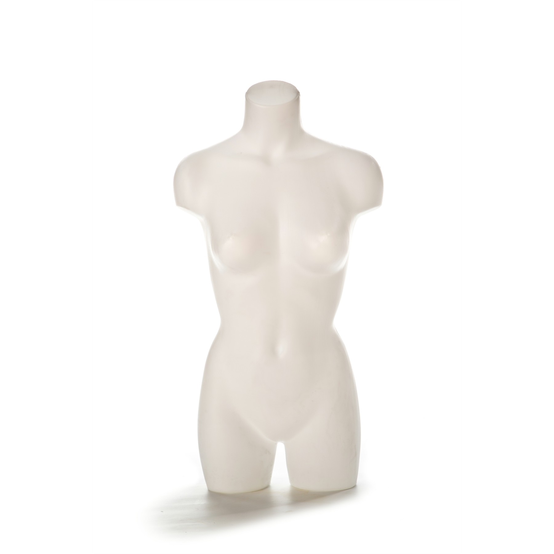 White Female 3/4 Armless Body in Natural Pose, torsos, mannequins ...