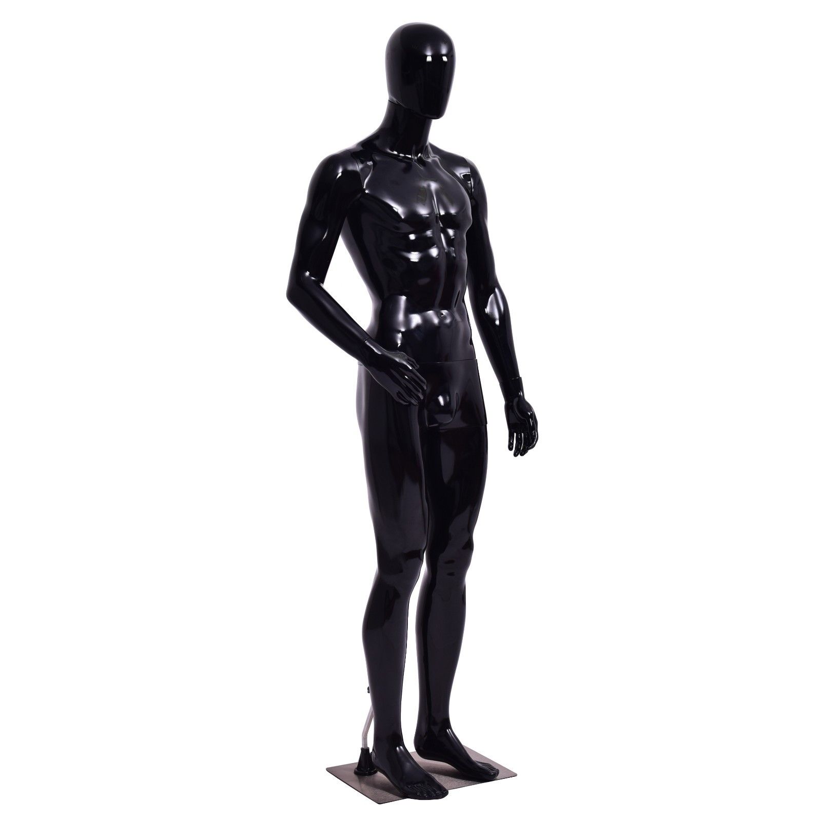Male Mannequin Full Body Dress Form Display Plastic Egg Head High ...