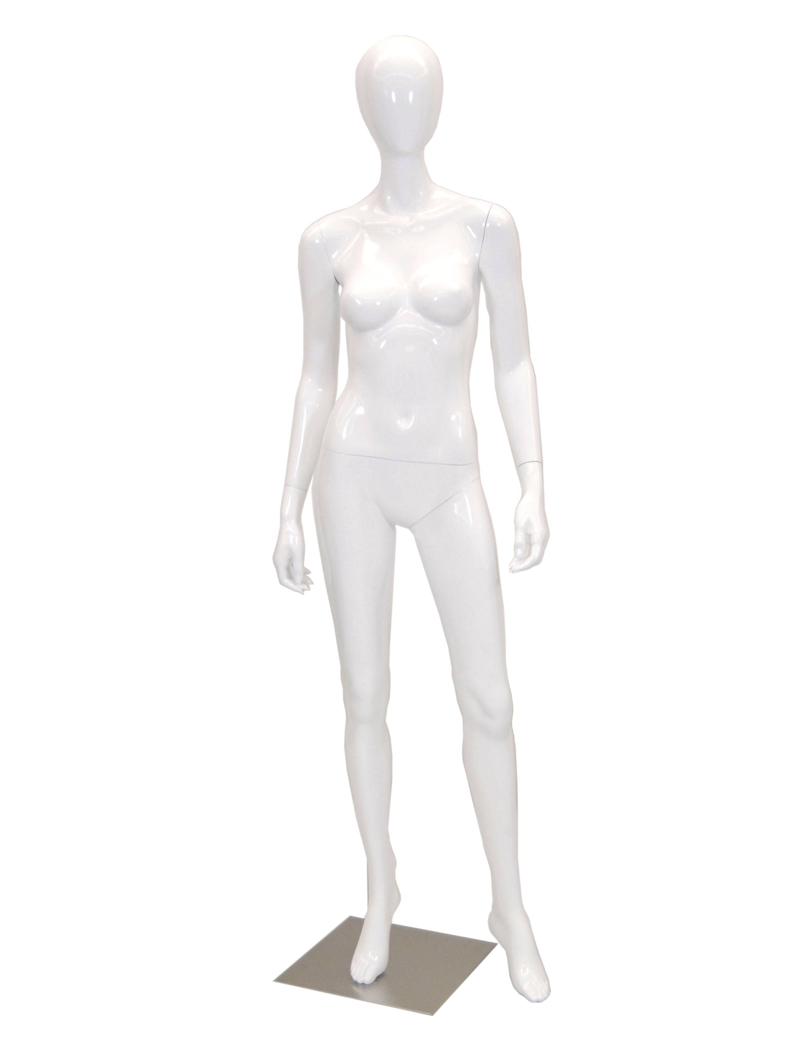 Glossy White Male Plastic Mannequin (COPY)