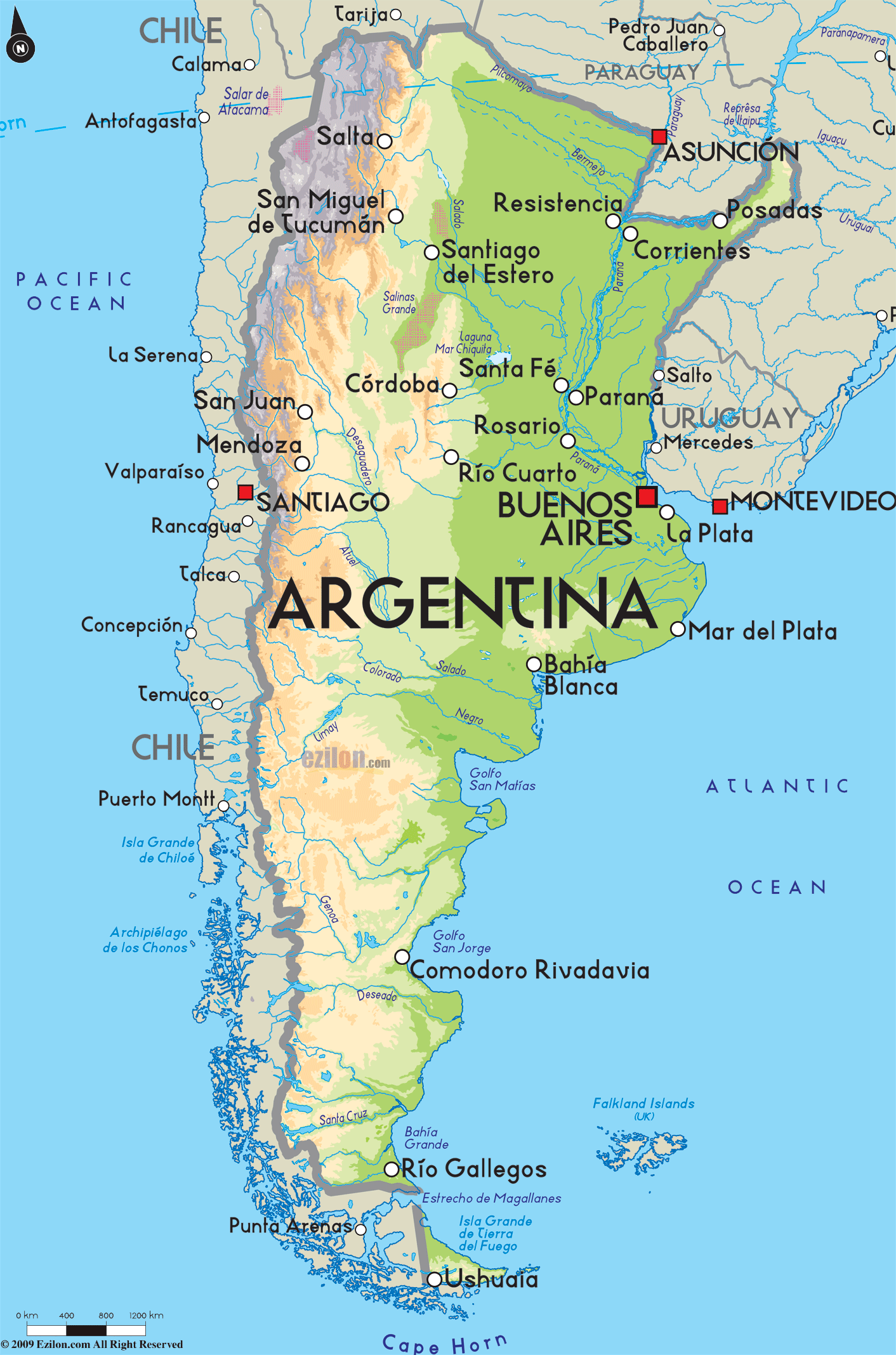 Este país es Argentina. El capitolío es Buenos Aires. Es un ...