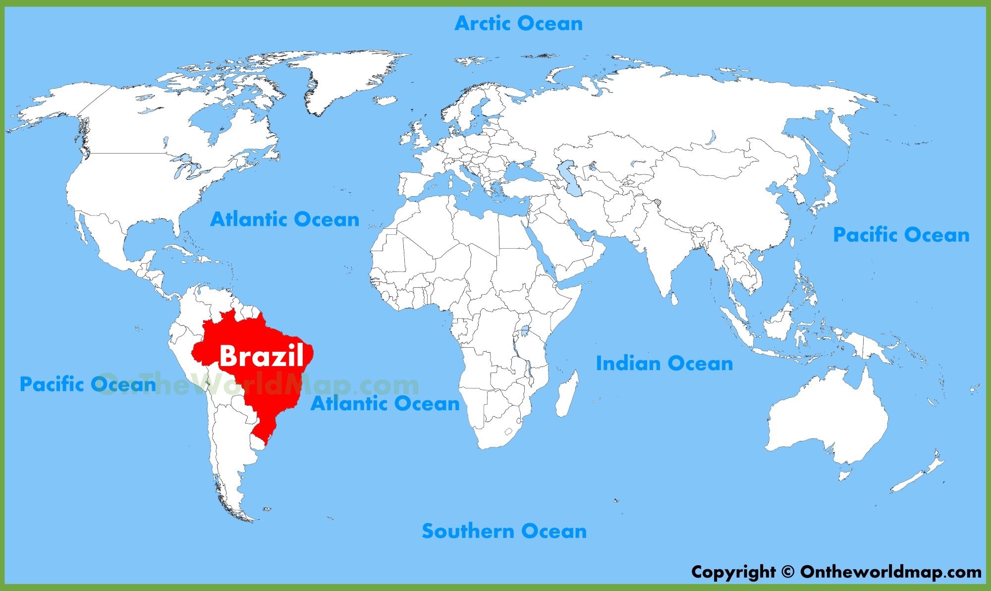 Map of brazil photo