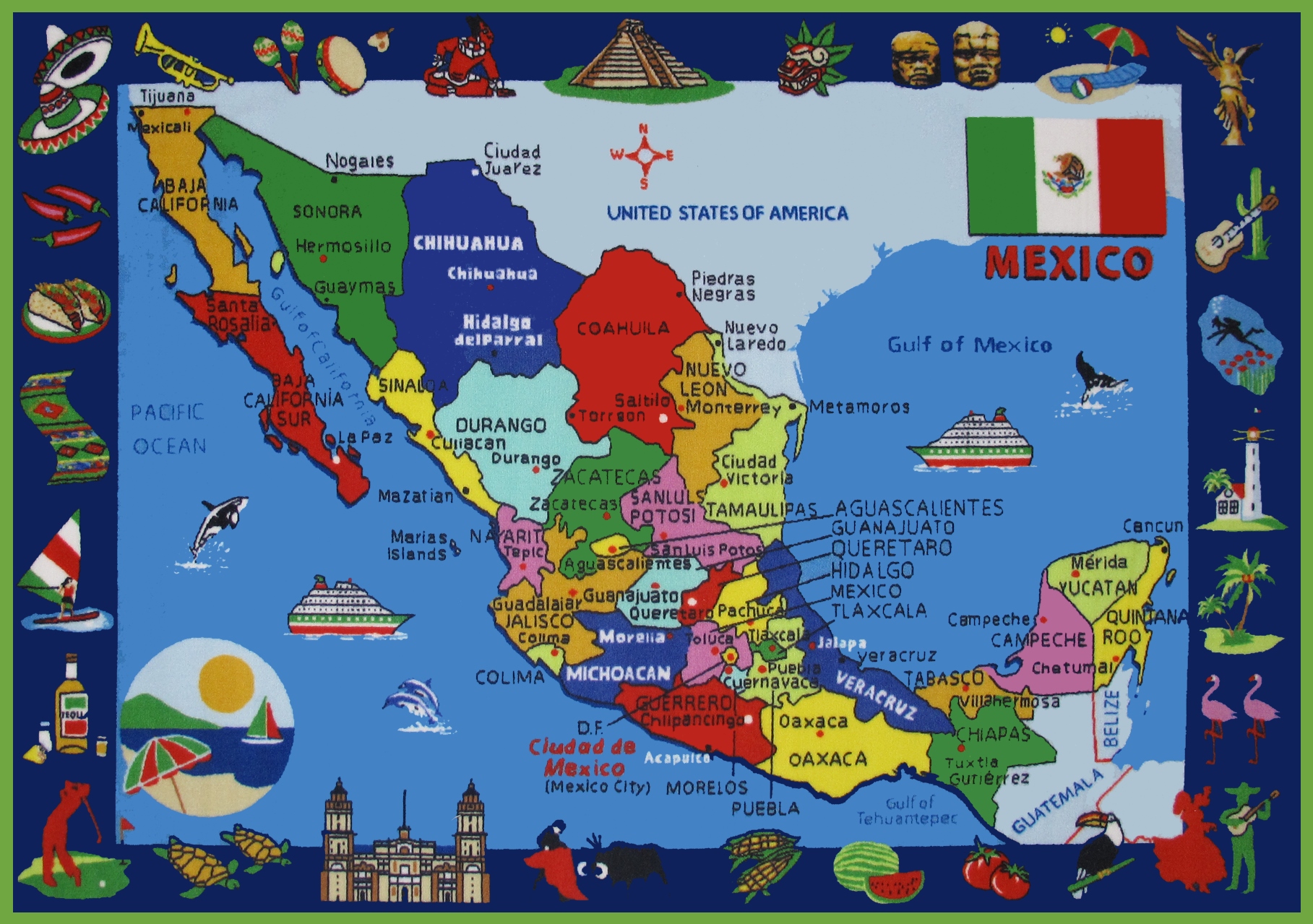 Mexico Maps | Maps of United Mexican States ﻿