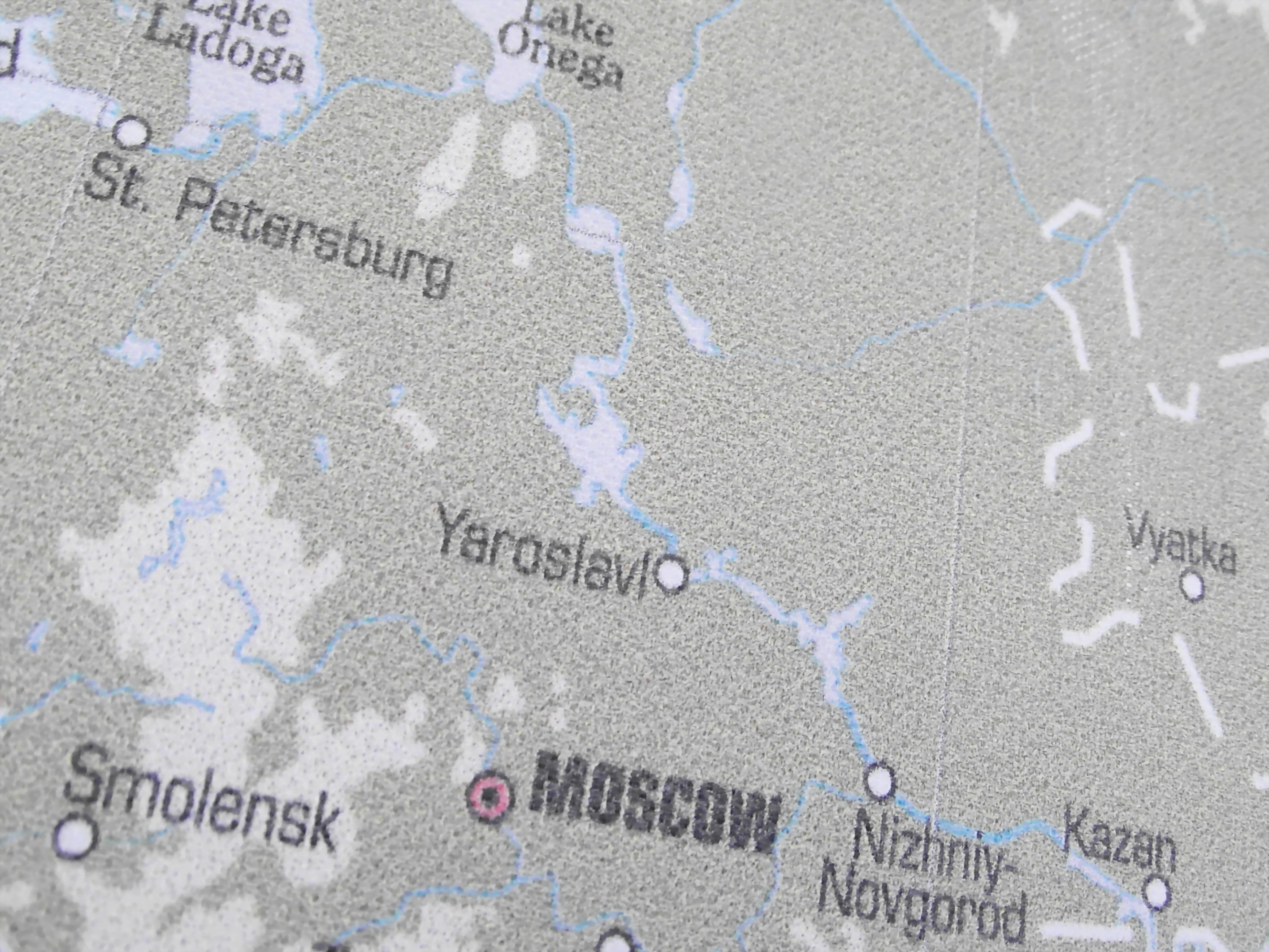 Map of russia photo