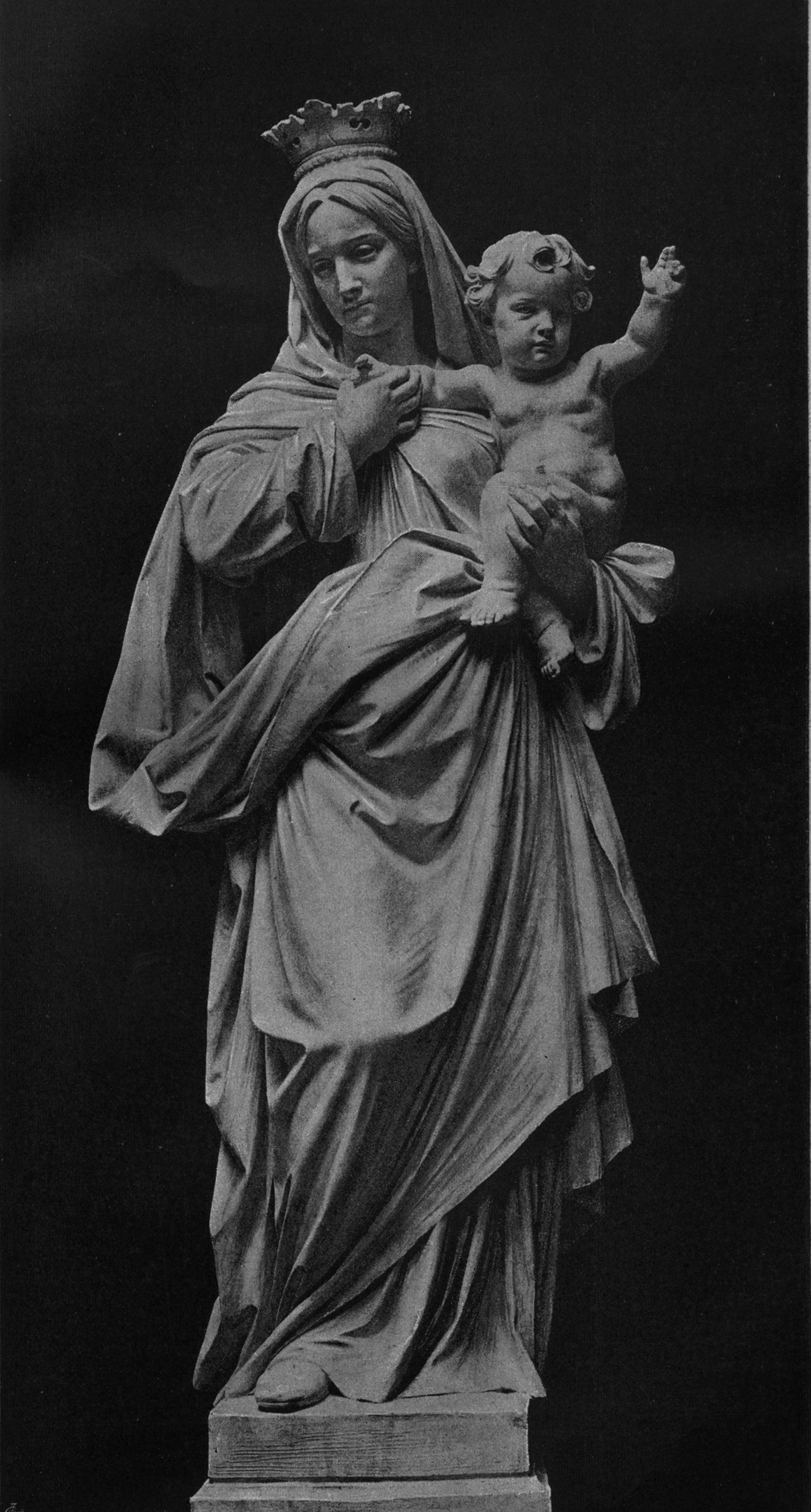 File:Rösch, Wilhelm, Statue Maria mit dem göttlichen Kind, Archiv ...
