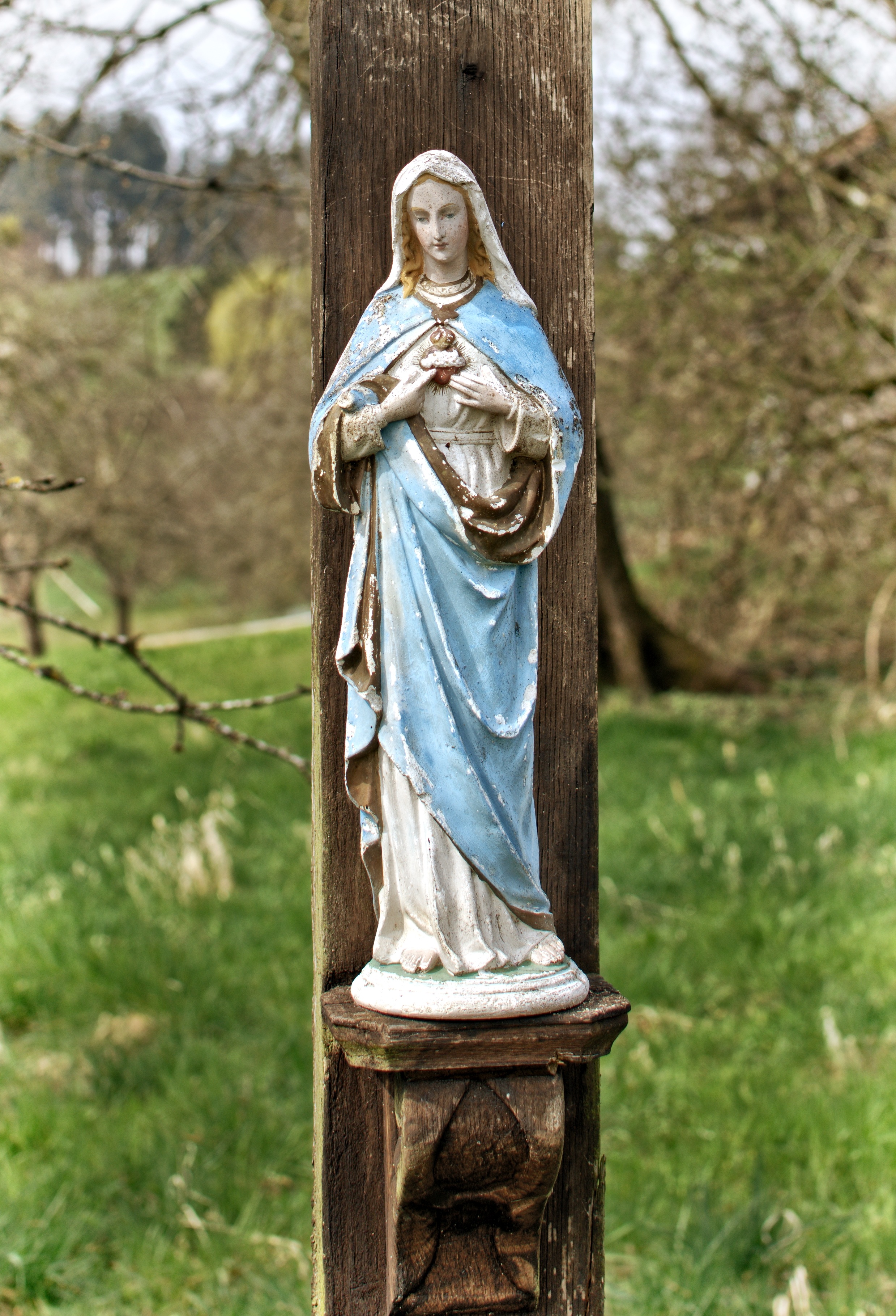 Free Images : nature, woman, monument, statue, spring, religion ...