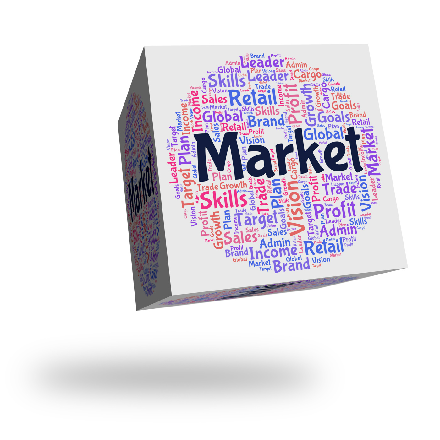 Market word indicates wordcloud advertising and fair photo
