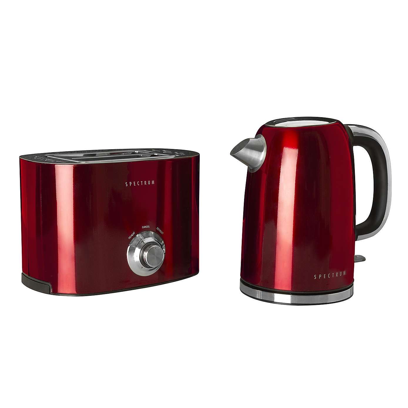 Red Spectrum Kettle and Toaster Set | Dunelm | New house - Kitchen ...