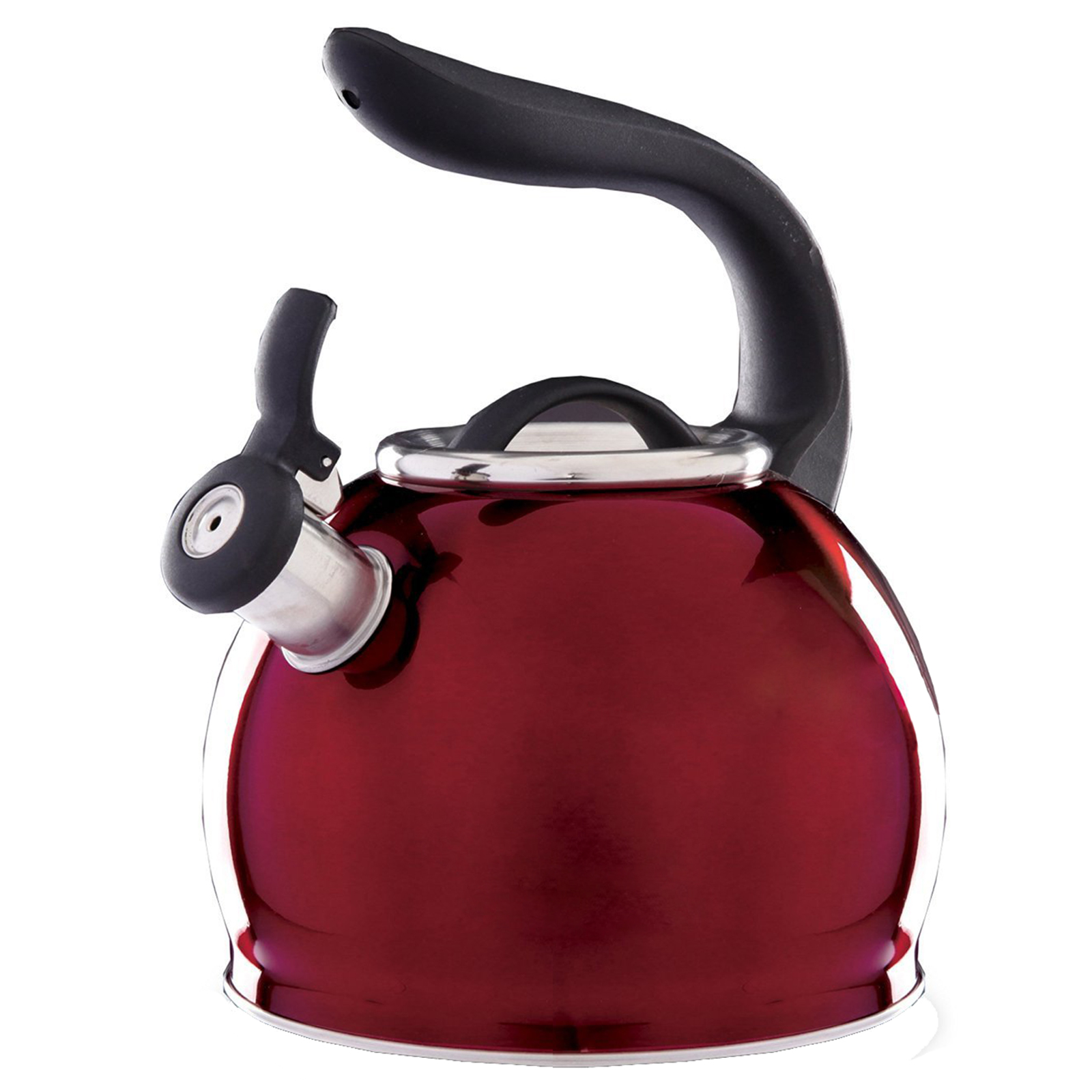 Mr. Coffee 97098604M Whistle Shine Stainless Steel Tea Kettle, 2.1 ...