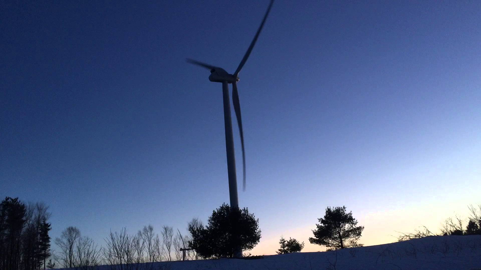 Wind Turbines in Bridgewater Nova Scotia - YouTube