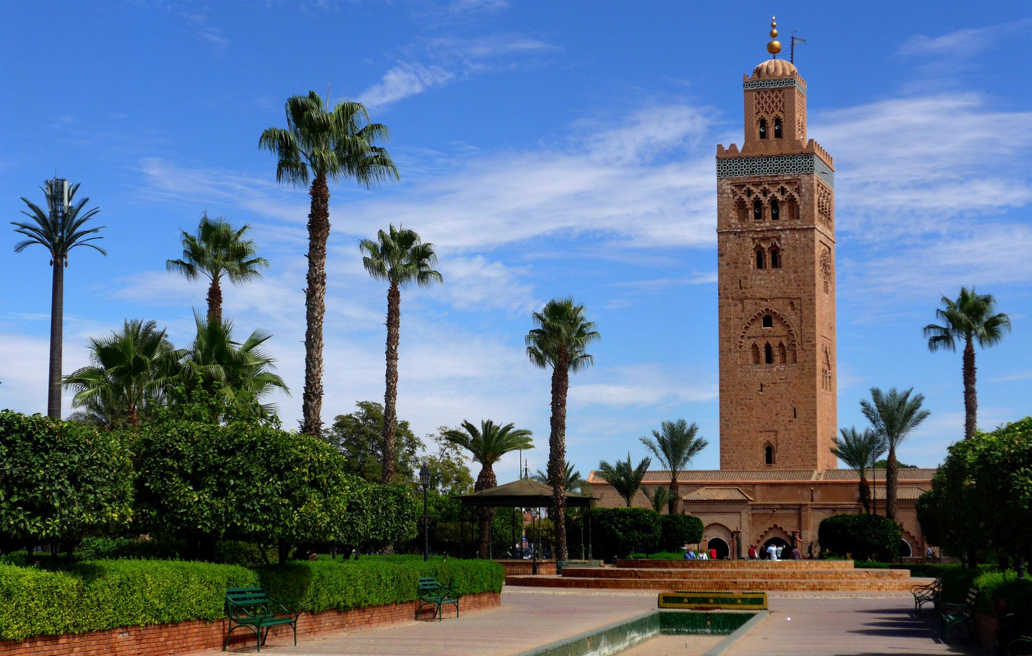 Марокко. Мечеть Аль Кутубия Марракеш Марокко. Марокко – минарет Кутубии. Минарет Кутубия в Марракеше. Кутубия в Марракеше, Марокко.