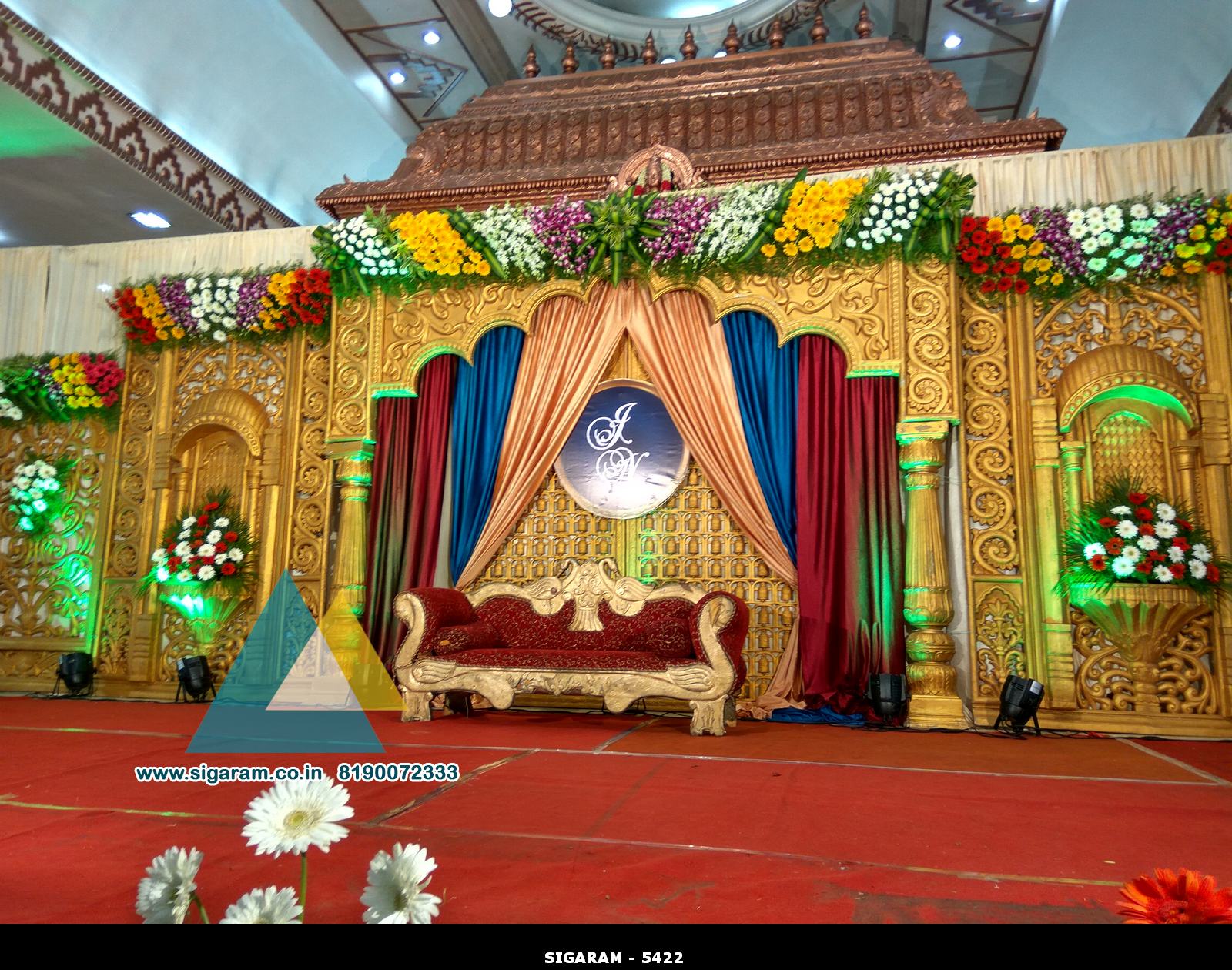 Wedding Stage Decoration @ Jayaram Thirumana Nilayam, Puducherry ...