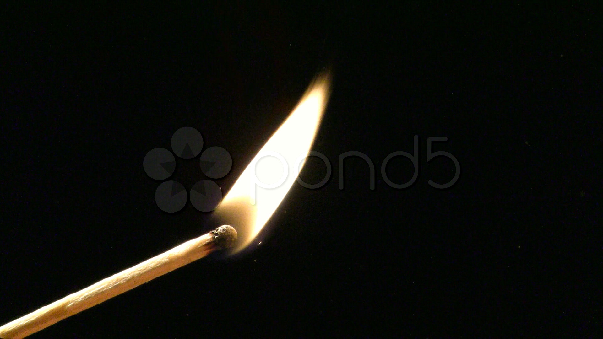 Burning matchstick ~ HD & 4K Stock Footage #000319838