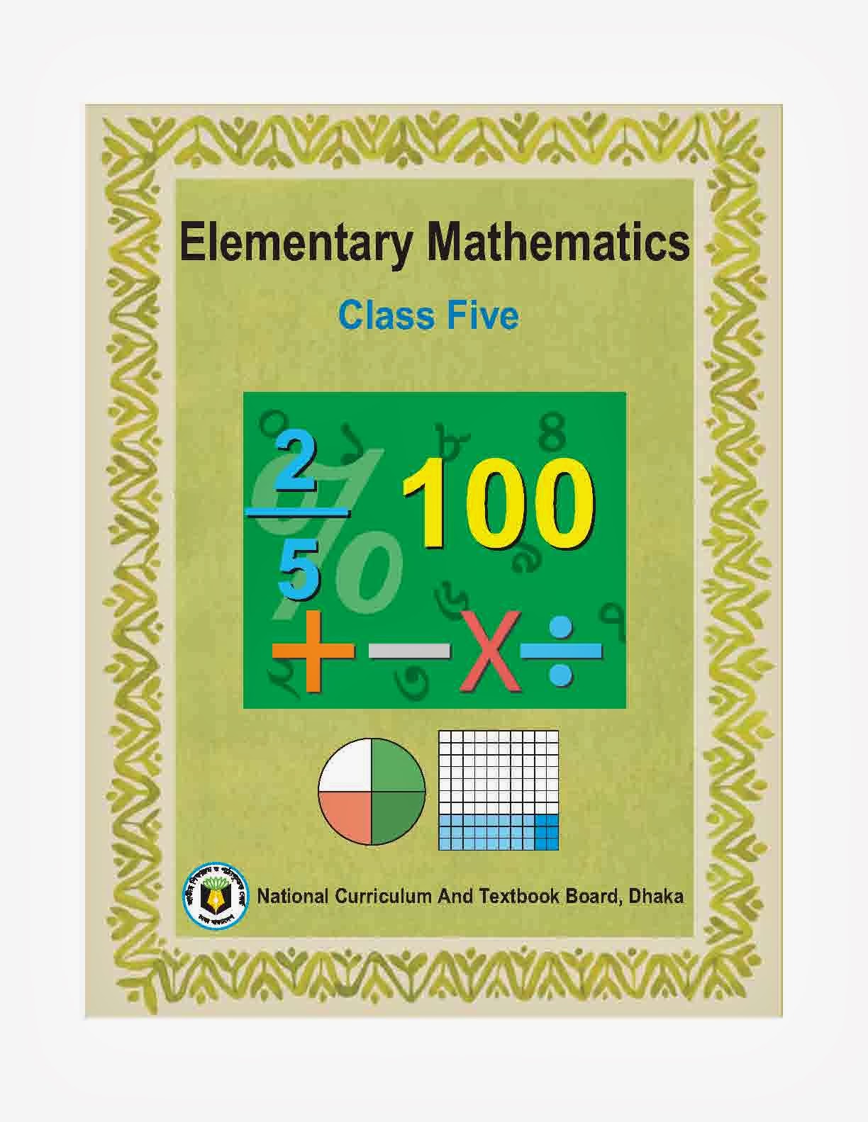Free online books: MATHEMATICS Book for Class Five English Version