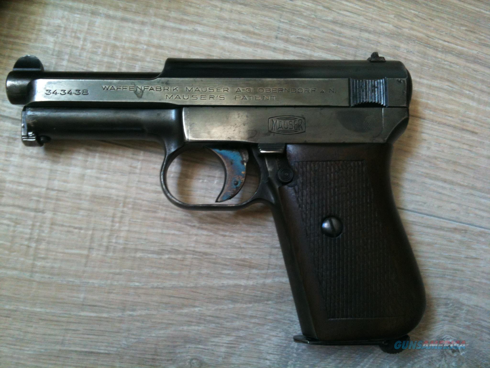 Mauser 1914 Pistol for sale