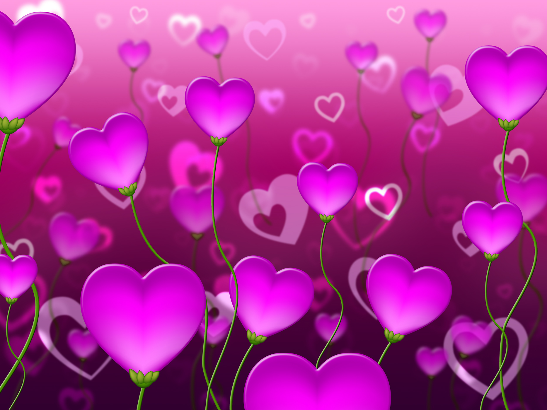 Mauve hearts background represents valentine day and backgrounds photo