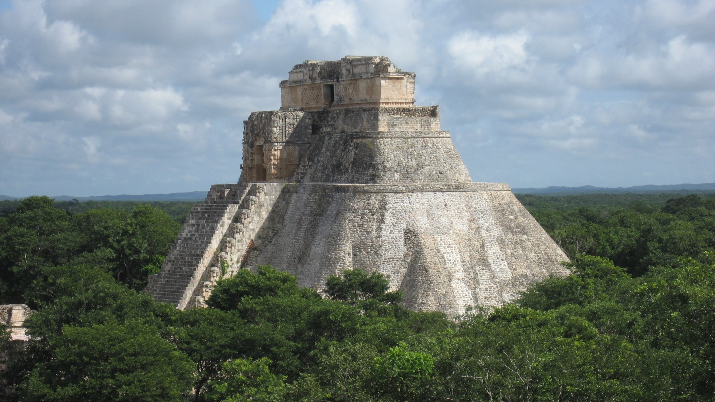 Mexico Yucatán Yukatan UXMAL Mayan Pyramid Ruins Merida Óoxmáal Maya ...