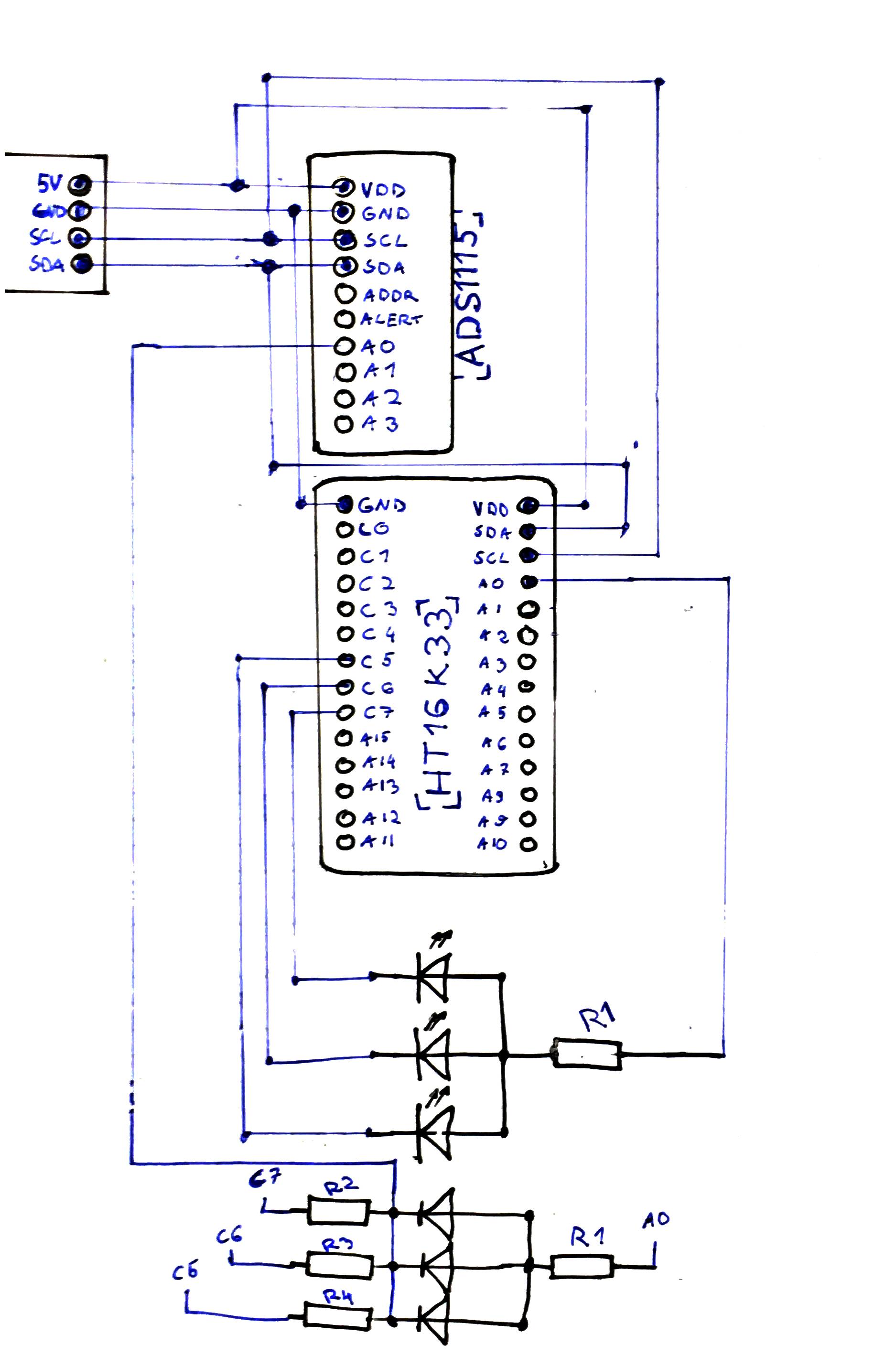 adc - Measuring resistance at every point in multiplex circuit with ...