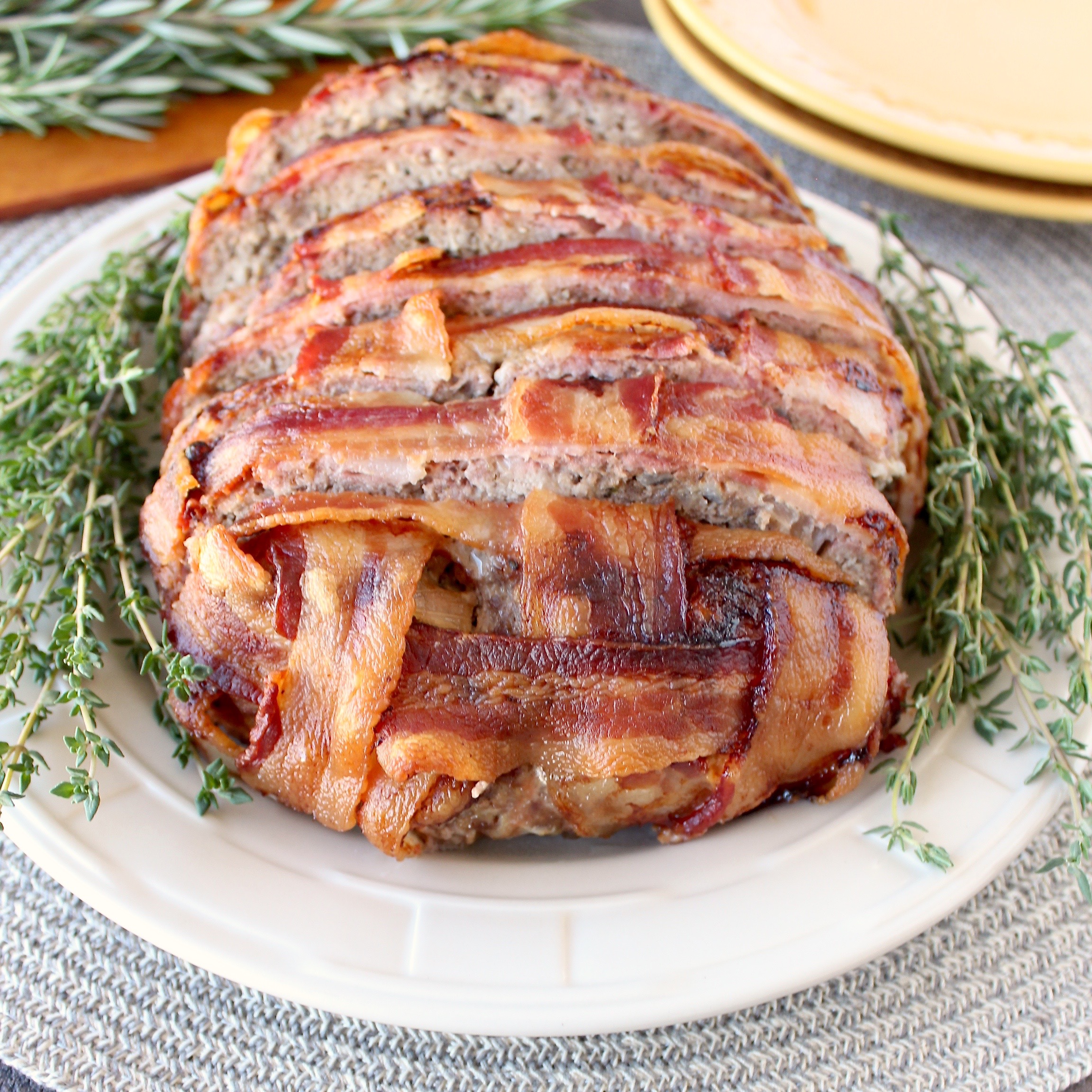 Bacon Wrapped Meatloaf Recipe - WhitneyBond.com