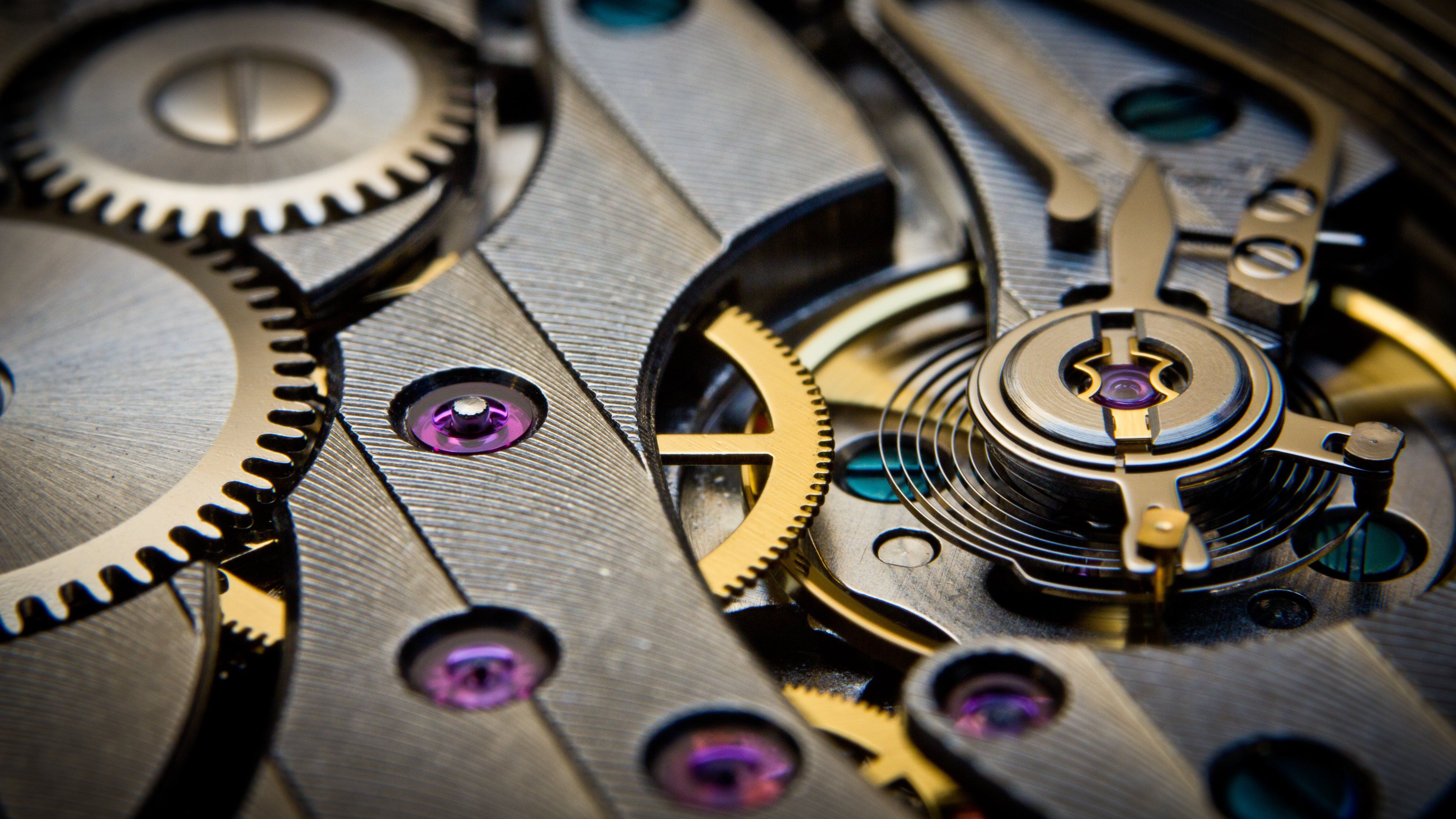 Mechanical. Gears. Movement. Watch. Time Wallpapers :: HD Wallpapers ...