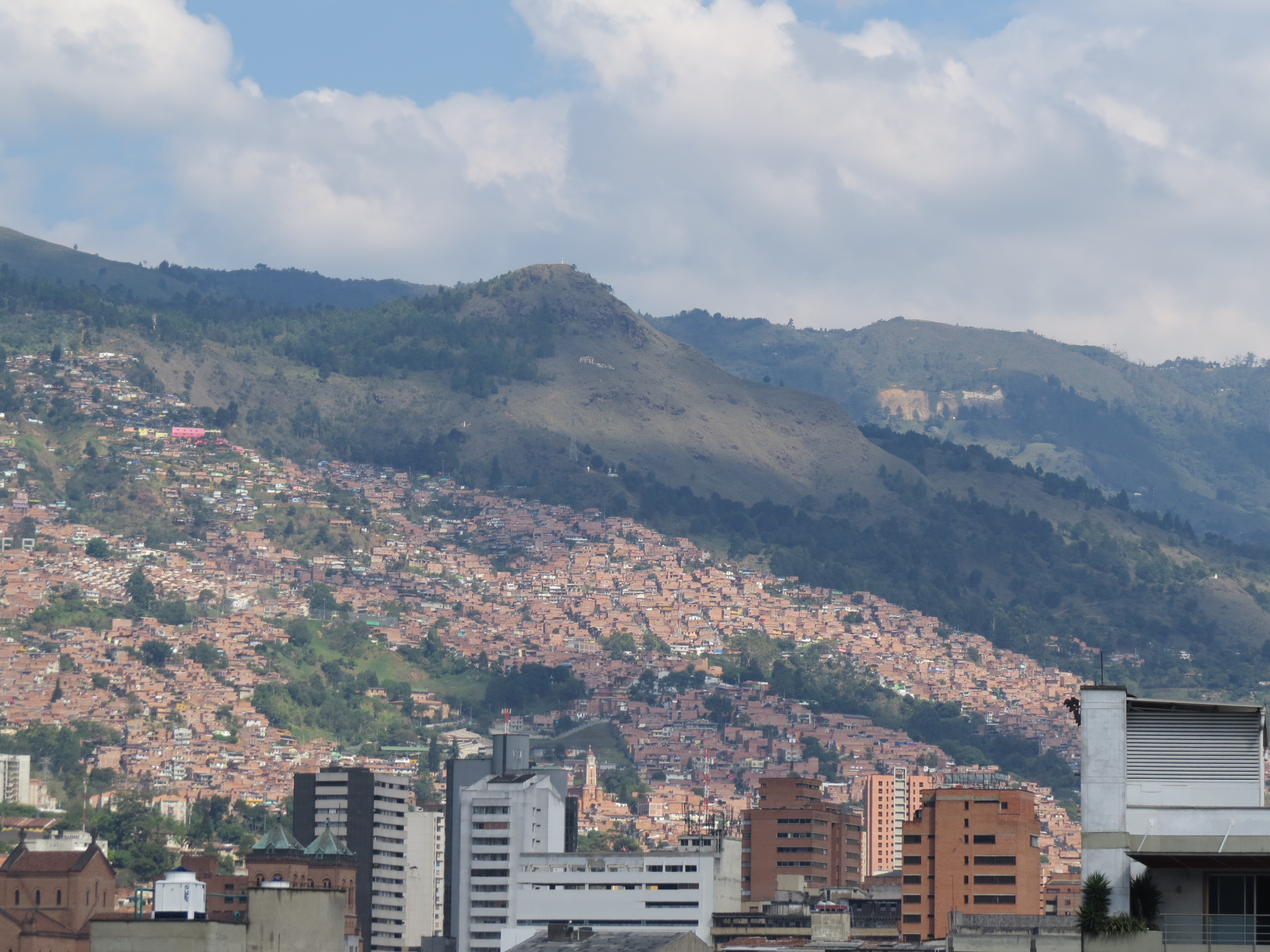 Medellin City, Buildings, City, Hill, Landscape, HQ Photo