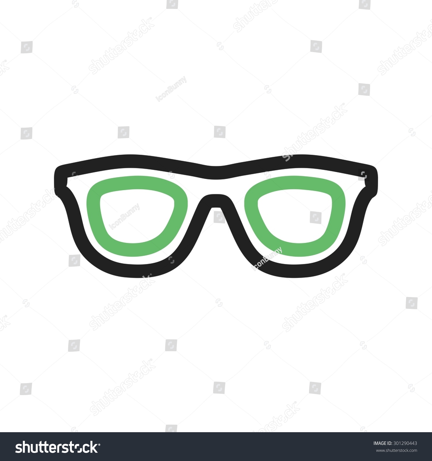 Glasses Spectacles Googles Icon Vector Image Stock Vector 301290443 ...