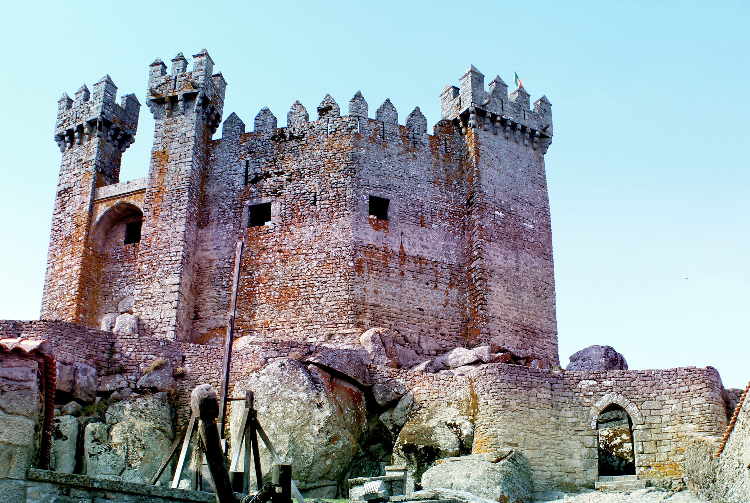 Medieval castle - penedono - northern portugal photo